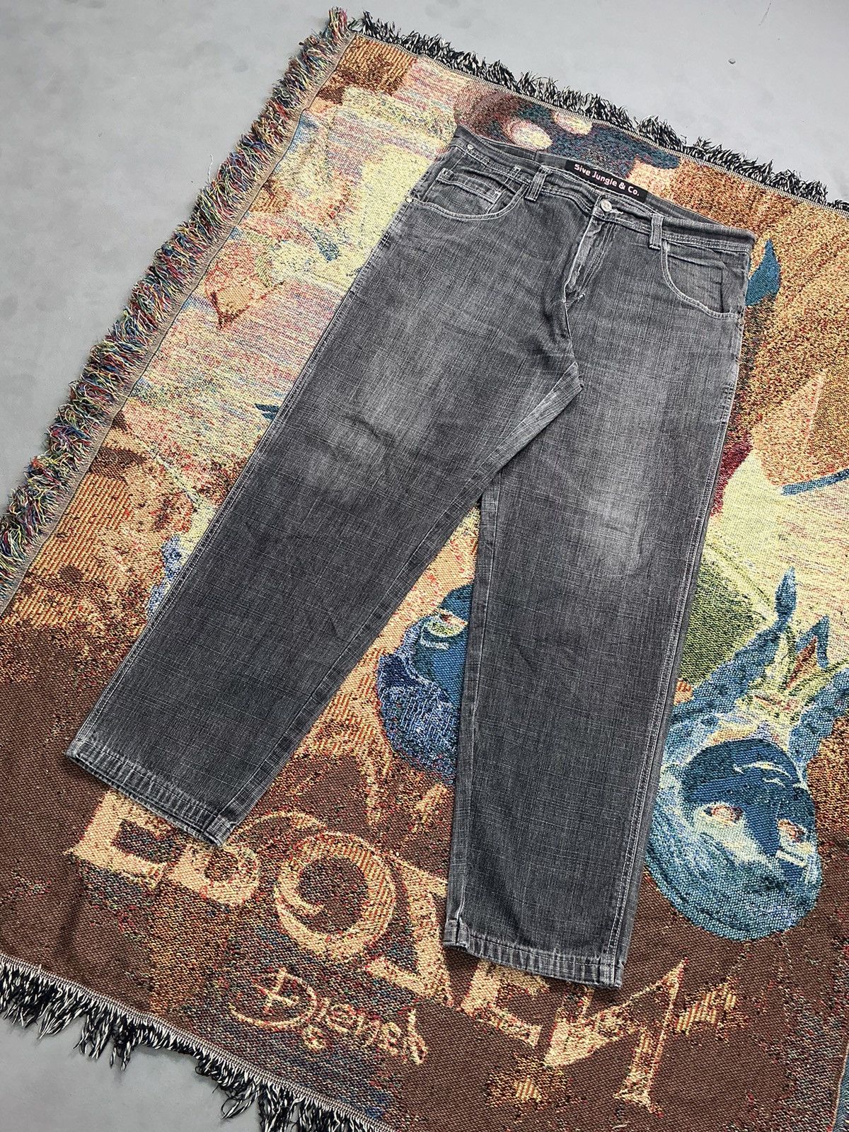 Other Vintage 5ive jungle & co embroidered denim Size US 40 / EU 56 - 3 Thumbnail