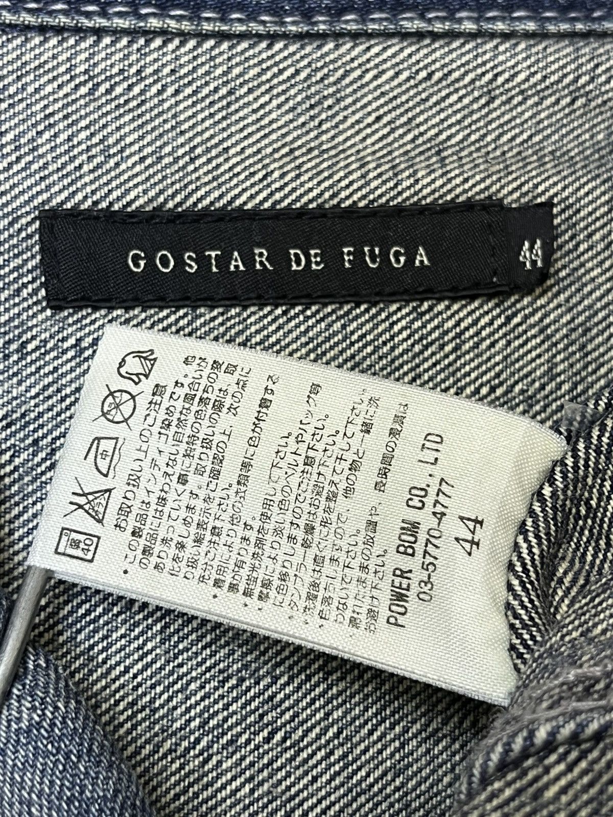 GOSTAR DE FUGA Archival japanese GOSTAR DE FUGA dirt trucker denim jacket Size US XS / EU 42 / 0 - 15 Thumbnail