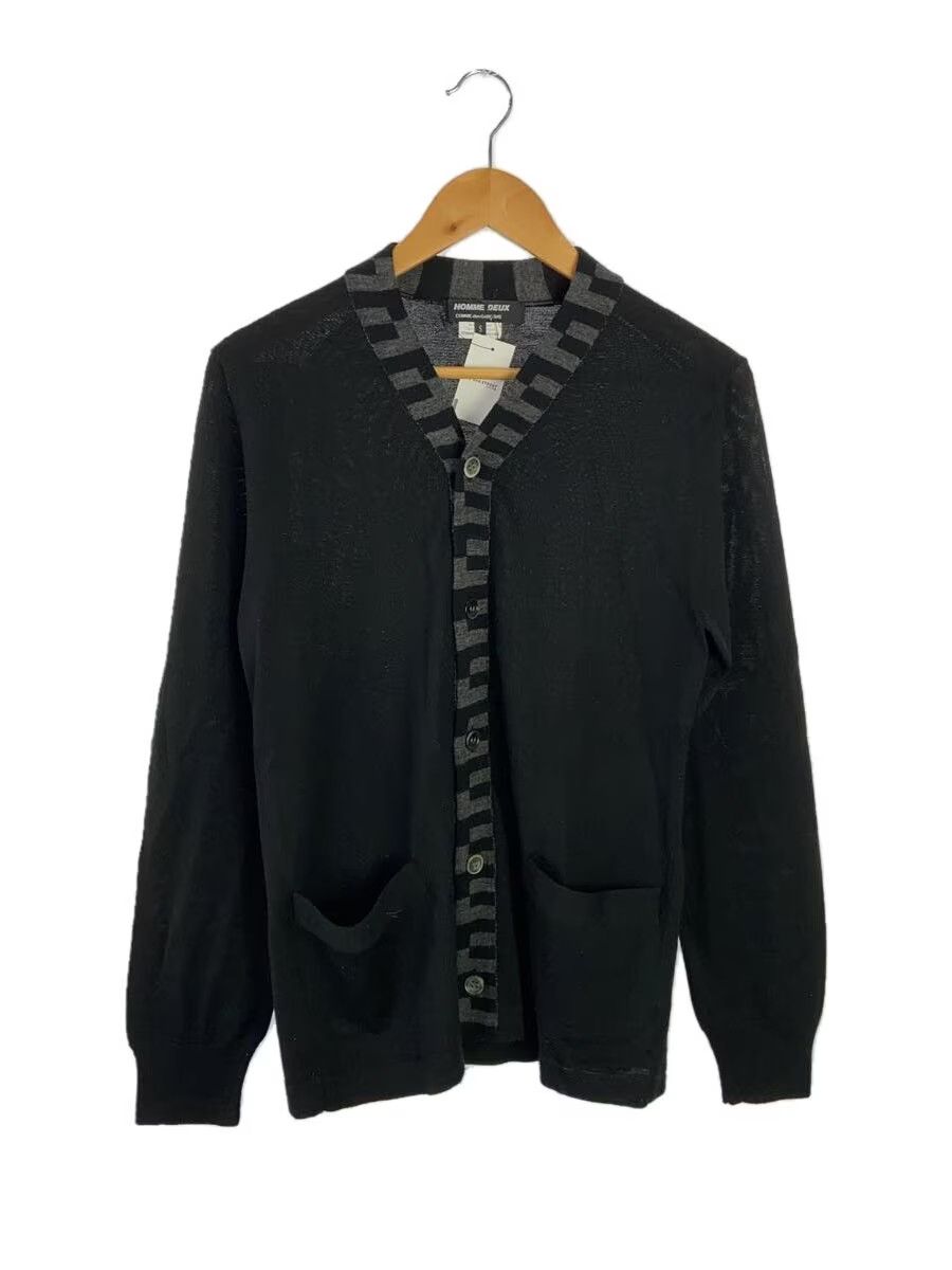 Comme des Garcons × Comme des Garcons Homme Deux Piping Pattern Knit Cardigan Size US S / EU 44-46 / 1 - 1 Thumbnail