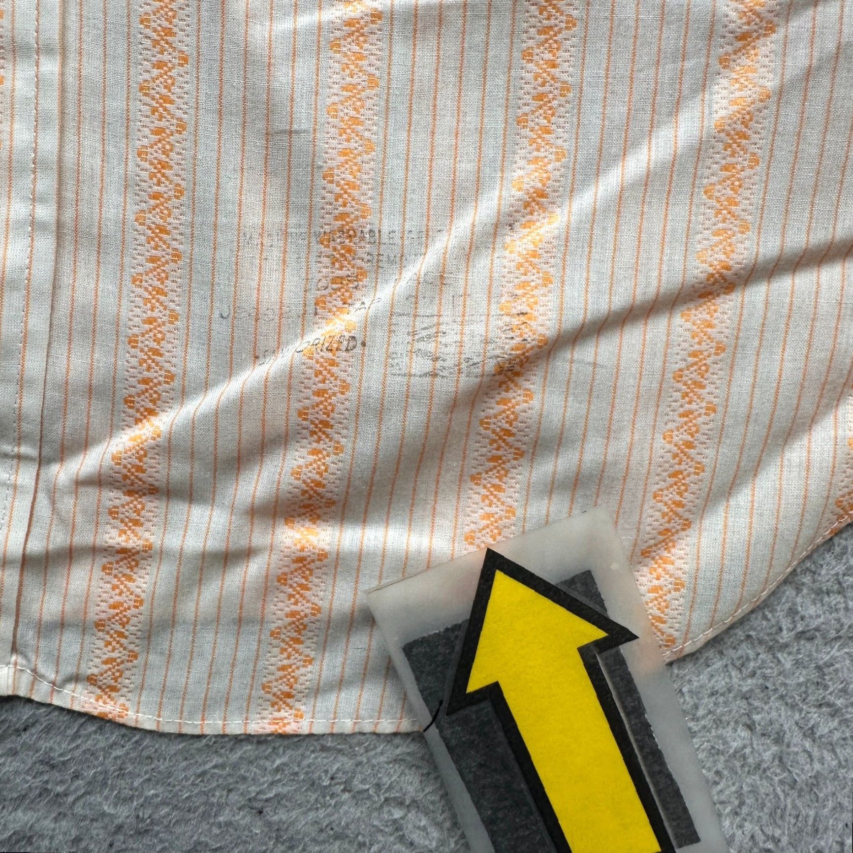 Arrow VINTAGE Belmont Pacer Arrow Sanforized Button Shirt Mens XL Long Sleeve Orange Striped 70s 80s Size US XL / EU 56 / 4 - 7 Thumbnail