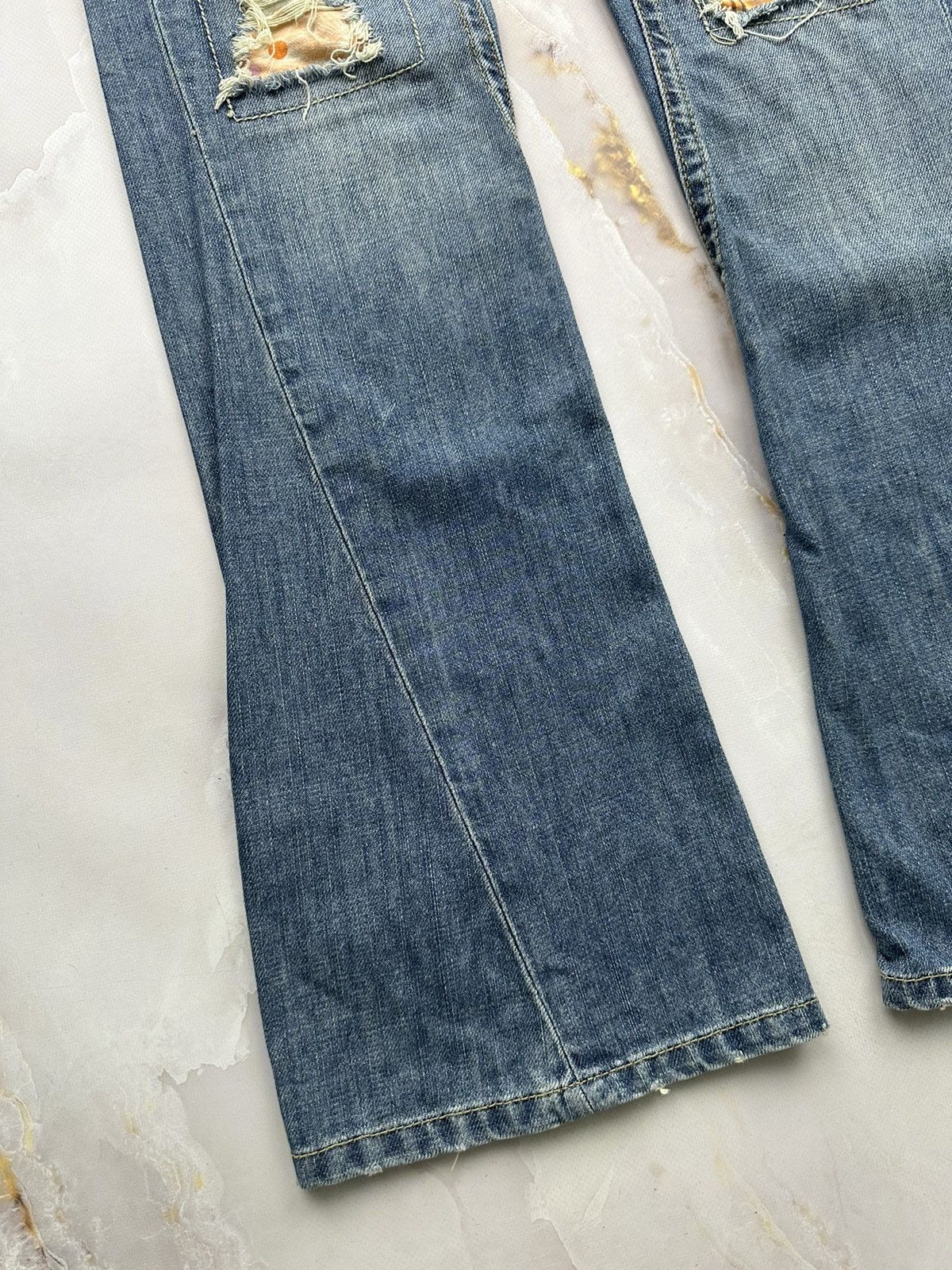 Japanese Brand Vintage Flared Jeans Size 26" / US 2 / IT 38 - 5 Thumbnail