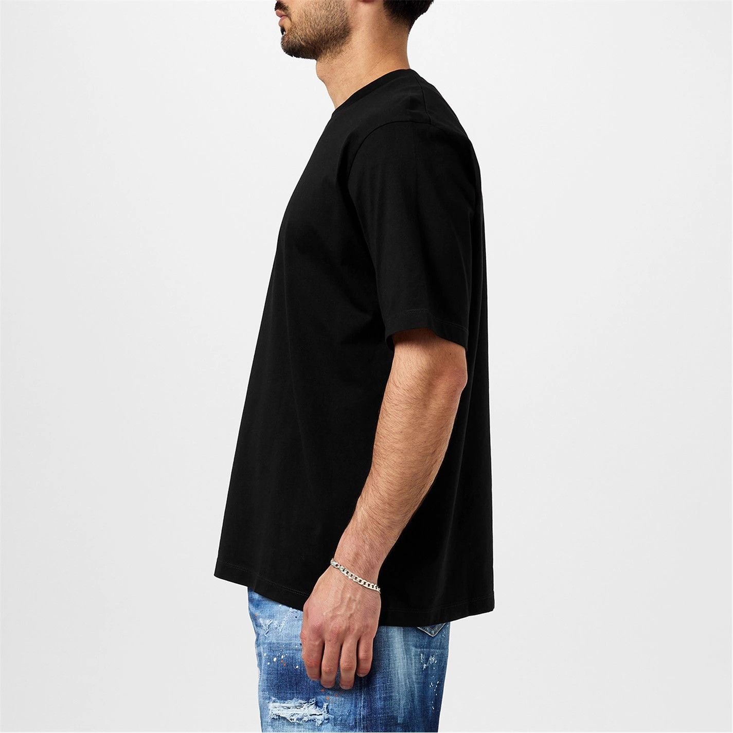 Dsquared2 o1g2r1mq0426 Logo Regular Fit T-Shirt in Black Size US XS / EU 42 / 0 - 4 Thumbnail