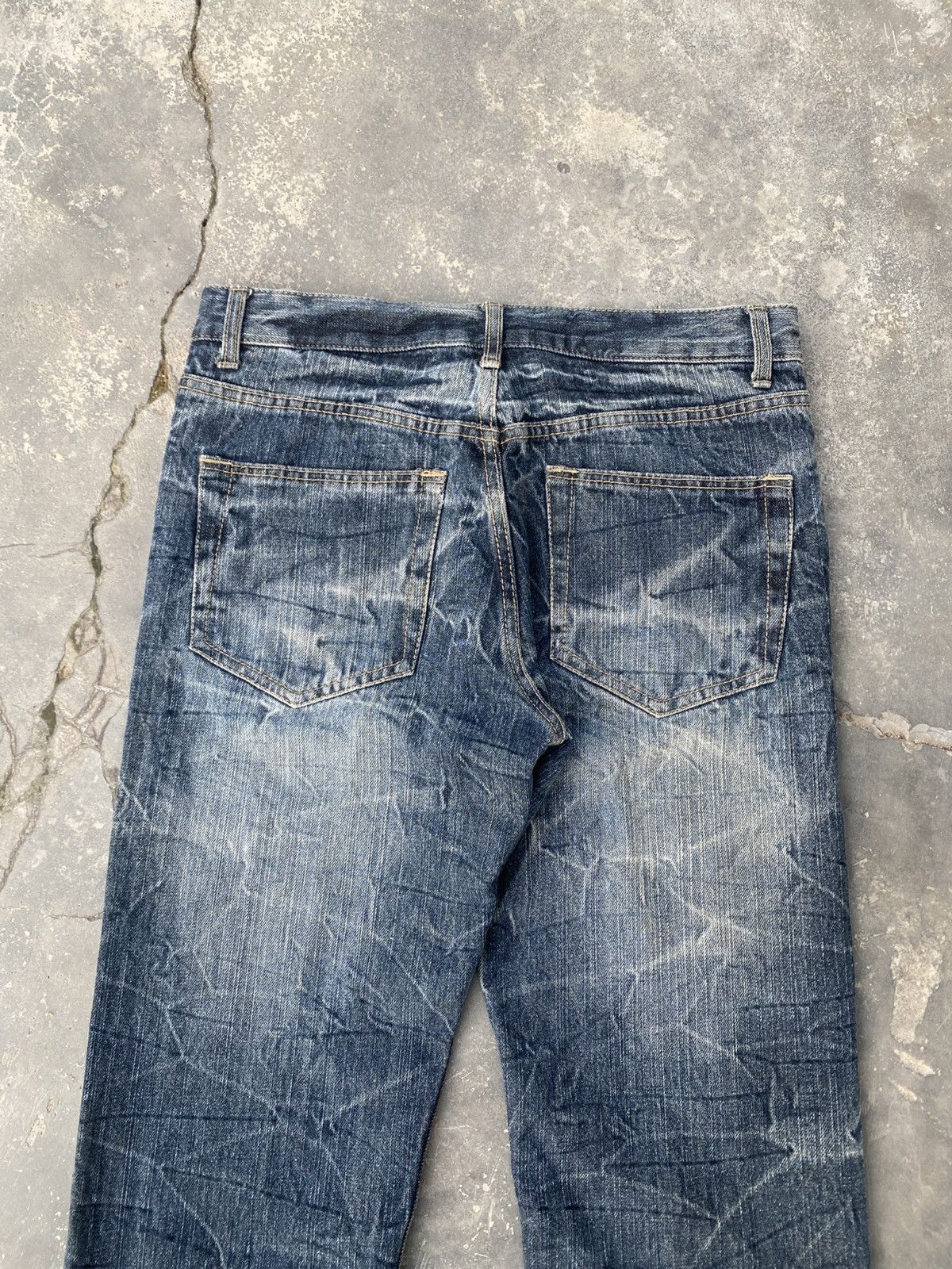 Japanese Brand Japanese Punk Ghotic Stacked Jeans Size US 32 / EU 48 - 5 Thumbnail