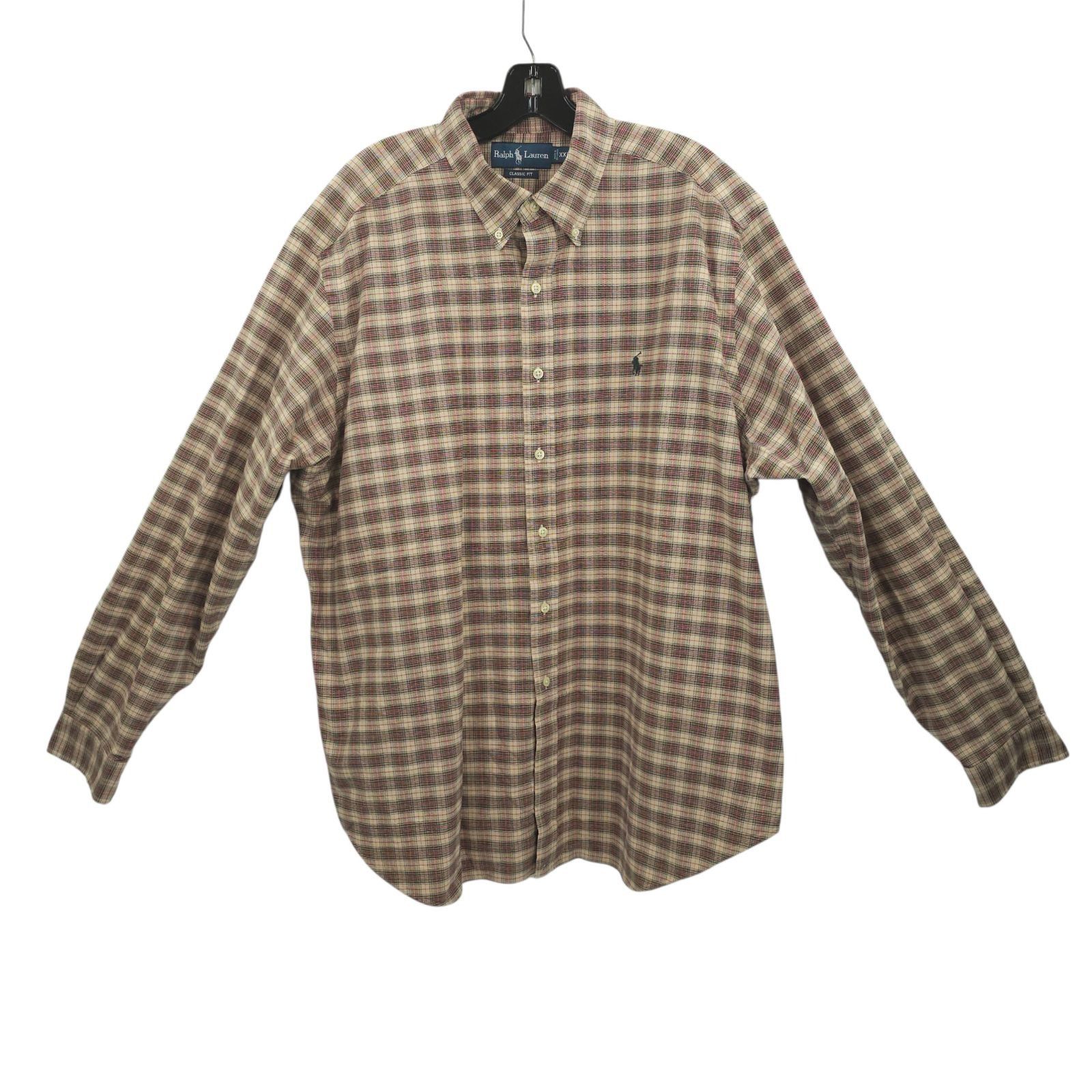 Polo Ralph Lauren Polo Ralph Lauren Shirt XXL Plaid Button Down Long Sleeve Size US XXL / EU 58 / 5 - 2 Thumbnail