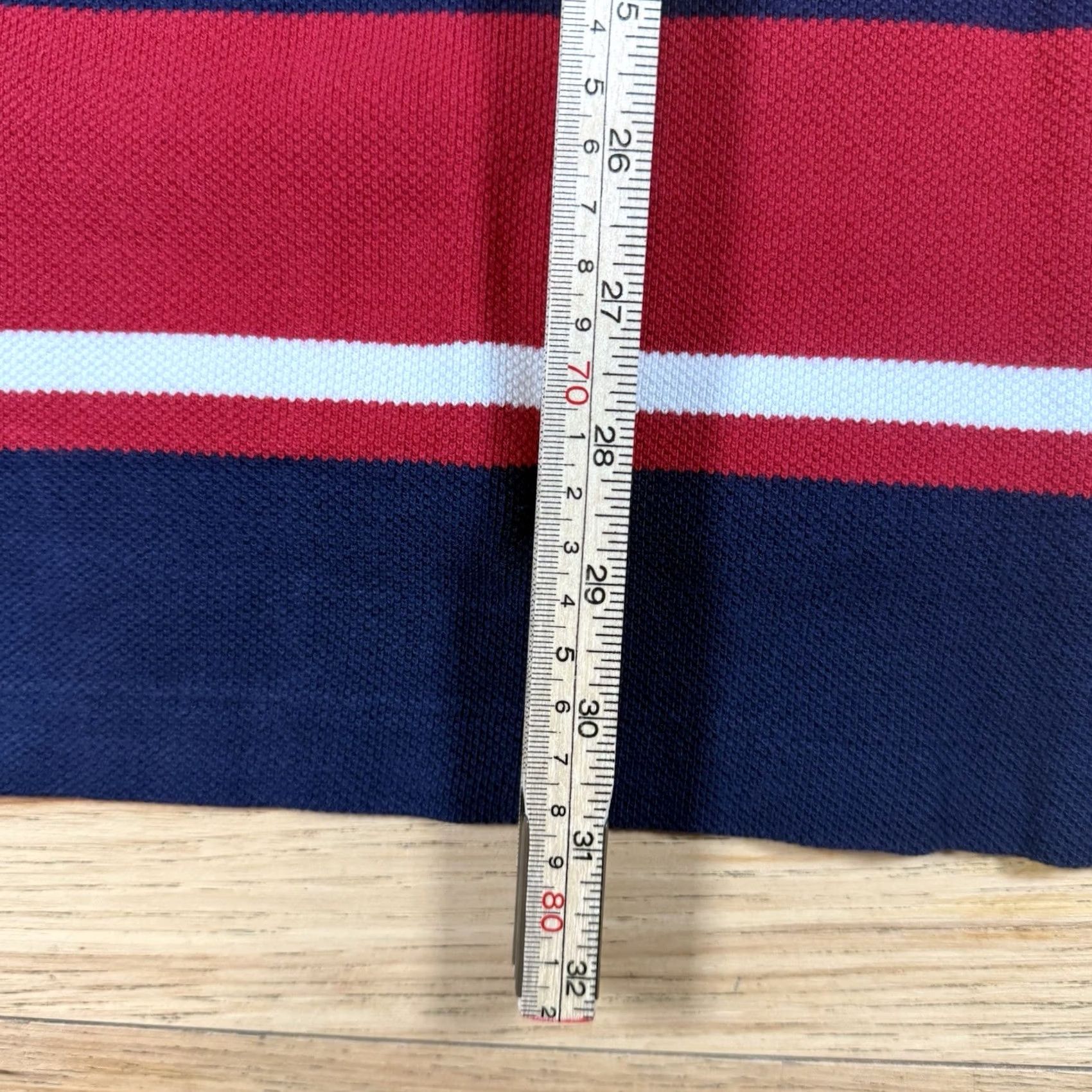 Polo Ralph Lauren VINTAGE Polo Ralph Lauren Rugby Shirt Mens 2XL Blue Stripe Short Sleeve Polo USA Cotton Size US XXL / EU 58 / 5 - 8 Thumbnail