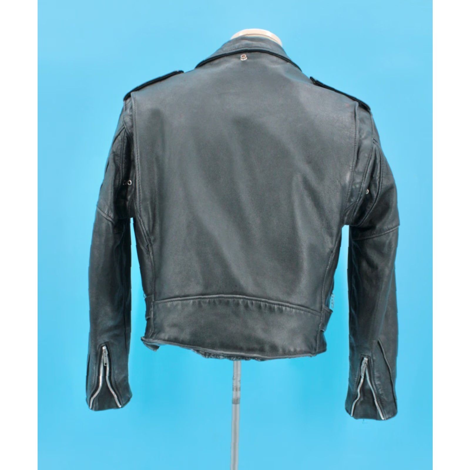 Schott Schott NYC Men’s VTG Black Leather Perfecto Motorcycle Jacket Sz S/M Shirt? Size US S / EU 44-46 / 1 - 4 Thumbnail