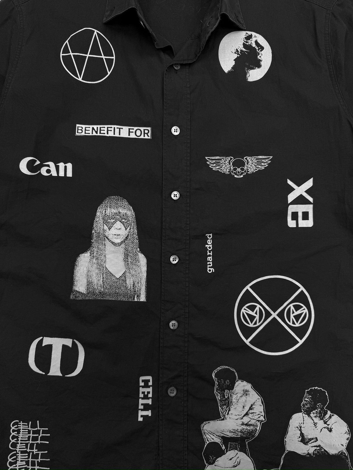 Raf Simons SS03 Raf Simons ‘Consumed’ Short Sleeve Button Up Shirt Size US M / EU 48-50 / 2 - 2 Thumbnail