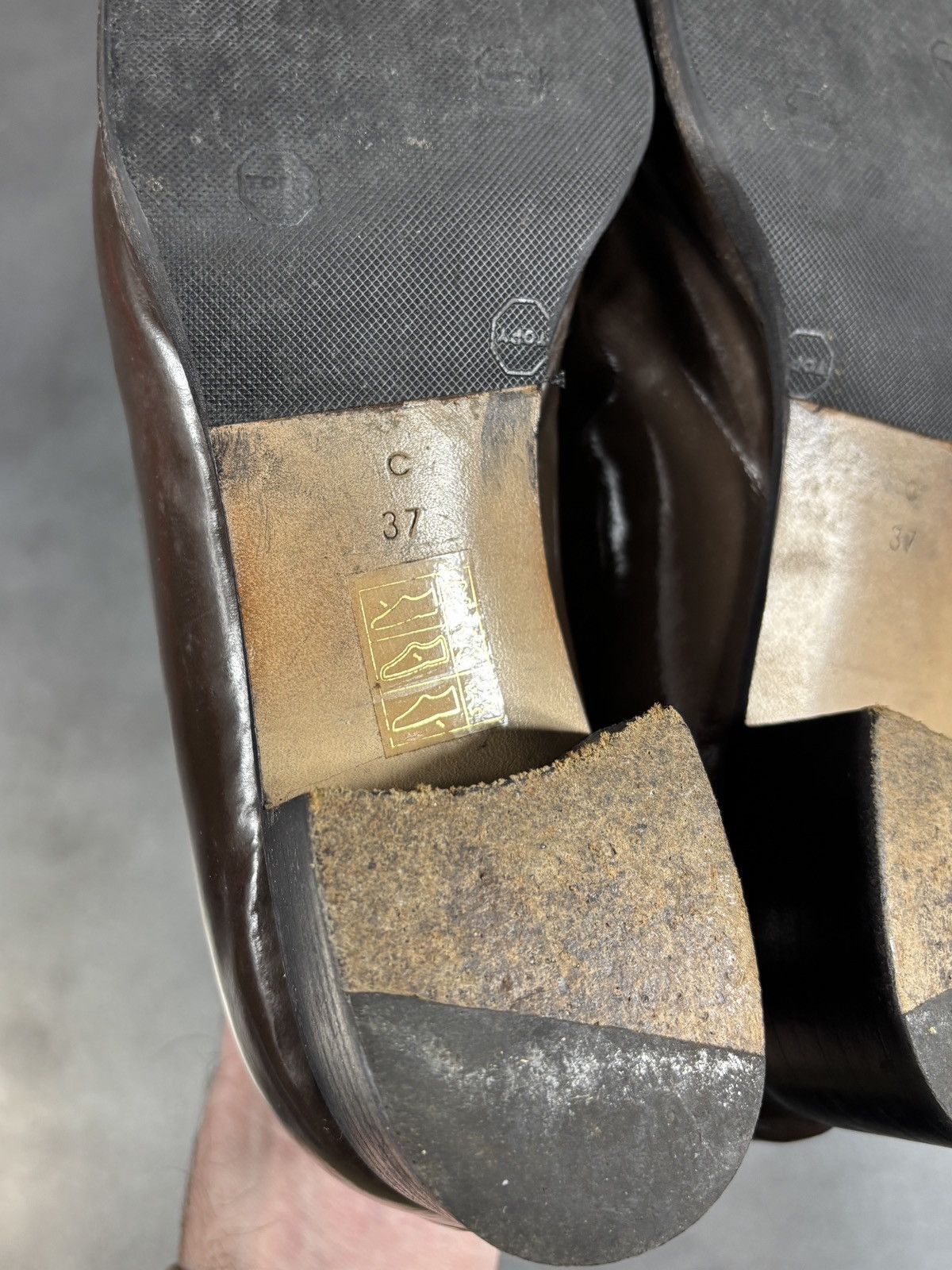Gucci Vintage Gucci Horsebit Loafers 90s Tom Ford Pony Hair 2000s Size US 7 / IT 37 - 13 Thumbnail