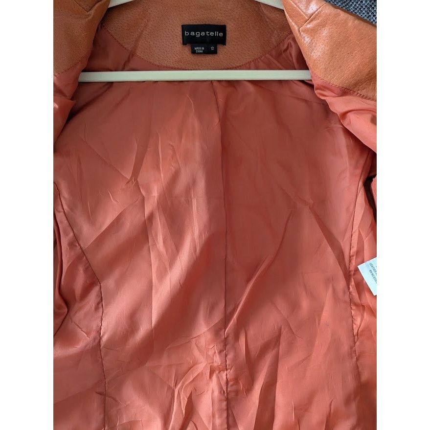 Other Bagatelle Genuine Leather Vintage Blazer - Women's Size 12 Size XL / US 12-14 / IT 48-50 - 4 Thumbnail