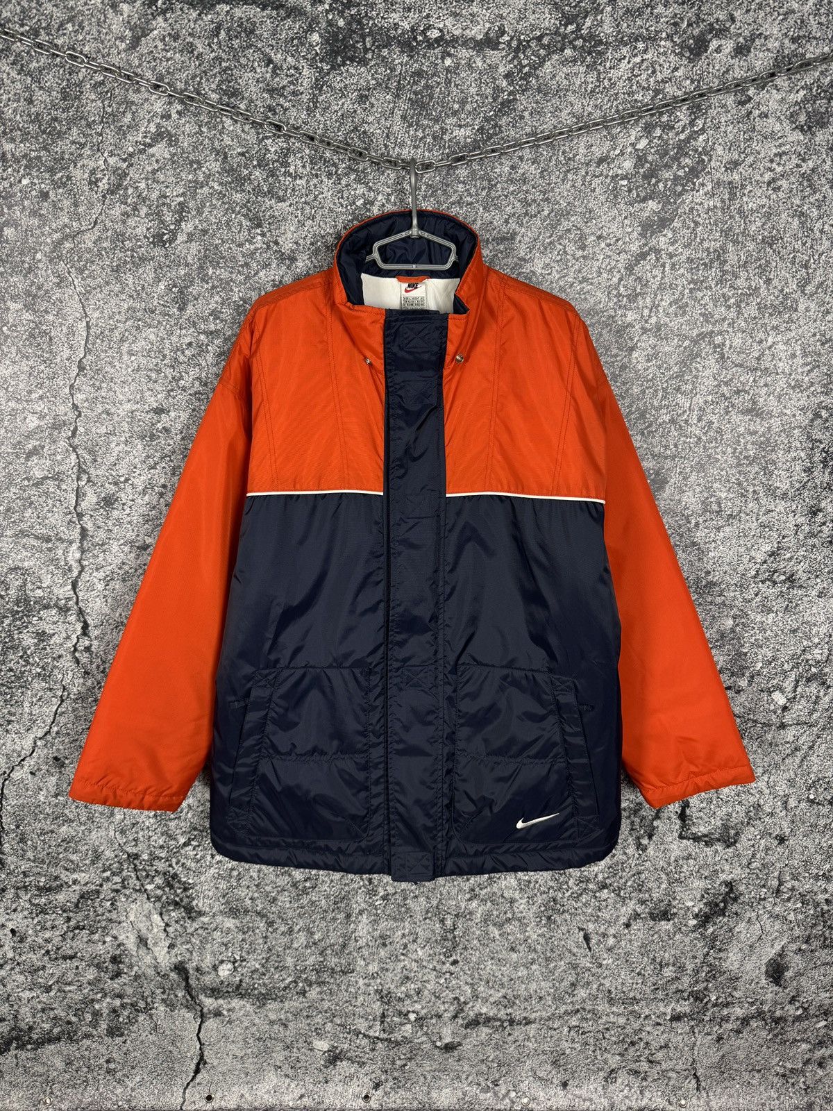 Nike Men’s Nike Vintage Jacket Retro 90s Big Swoosh Logo Size L Size US L / EU 52-54 / 3 - 2 Thumbnail