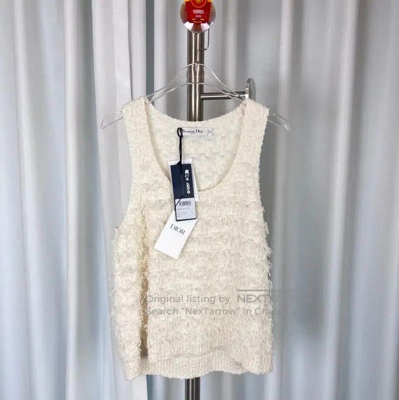 Dior Dior White Women's Sweater Tank Top . Size XL / US 12-14 / IT 48-50 - 1 Thumbnail