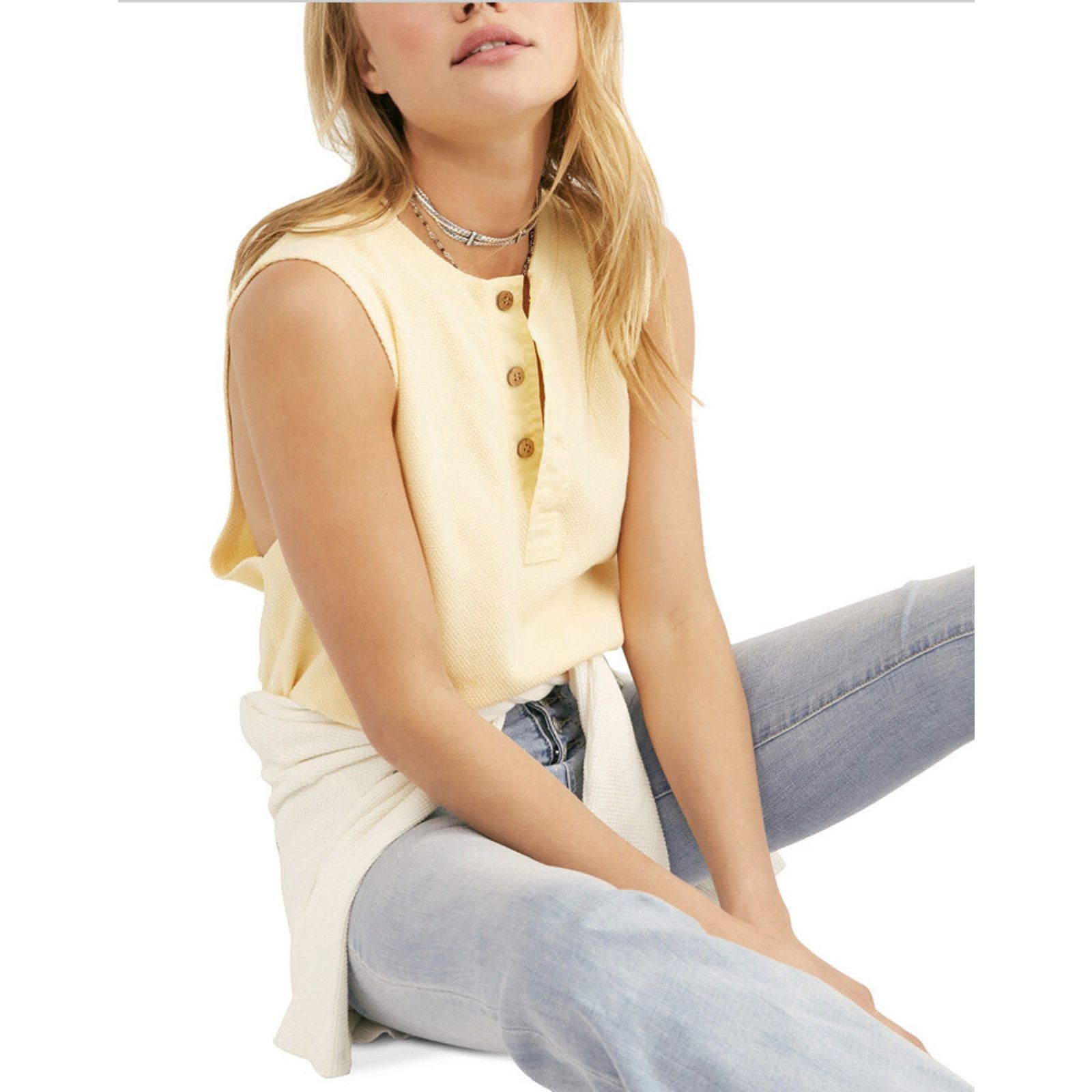 Free People Free People Peek Aye Bodys Sunlight Women Top Size S A002066 Size S / US 4 / IT 40 - 7 Thumbnail