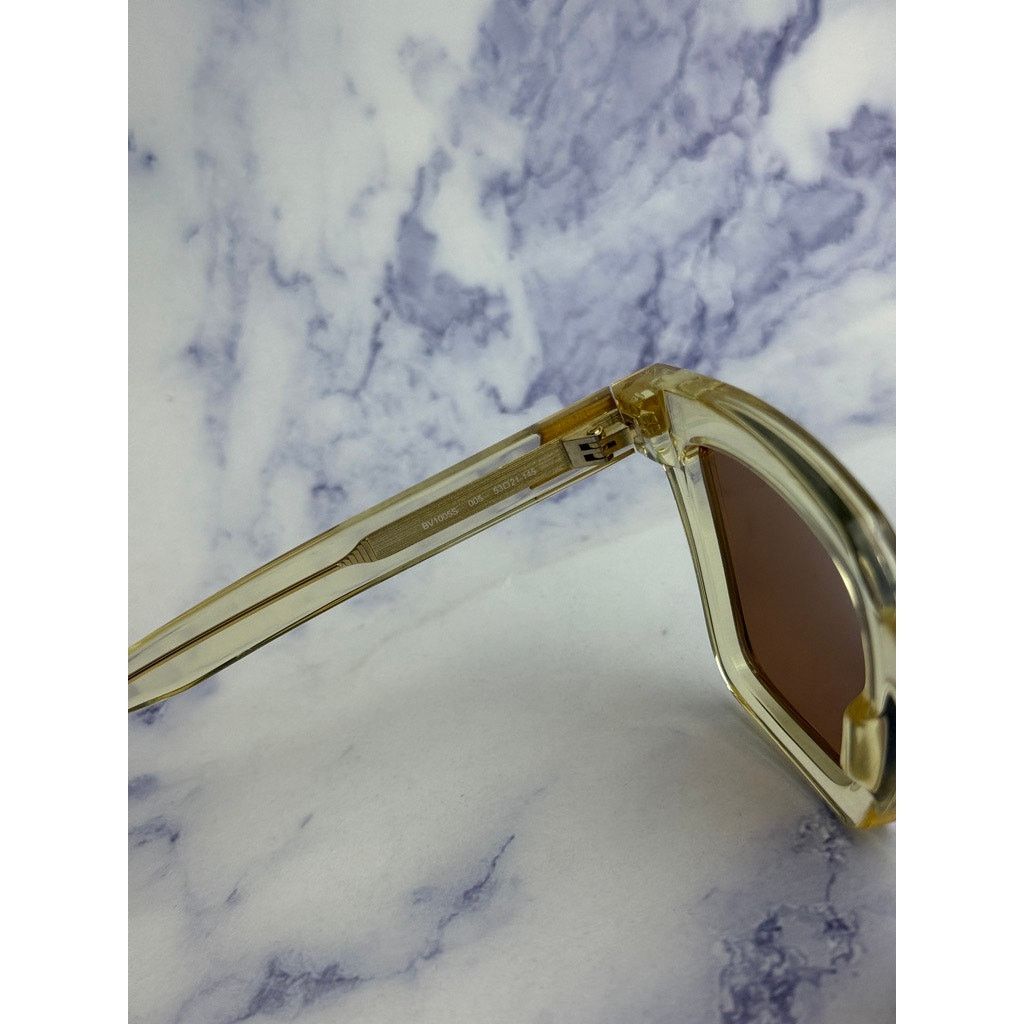 Bottega Veneta NEW Bottega Veneta BV1005S Unisex Clear Square Sunglasses Size ONE SIZE - 6 Thumbnail