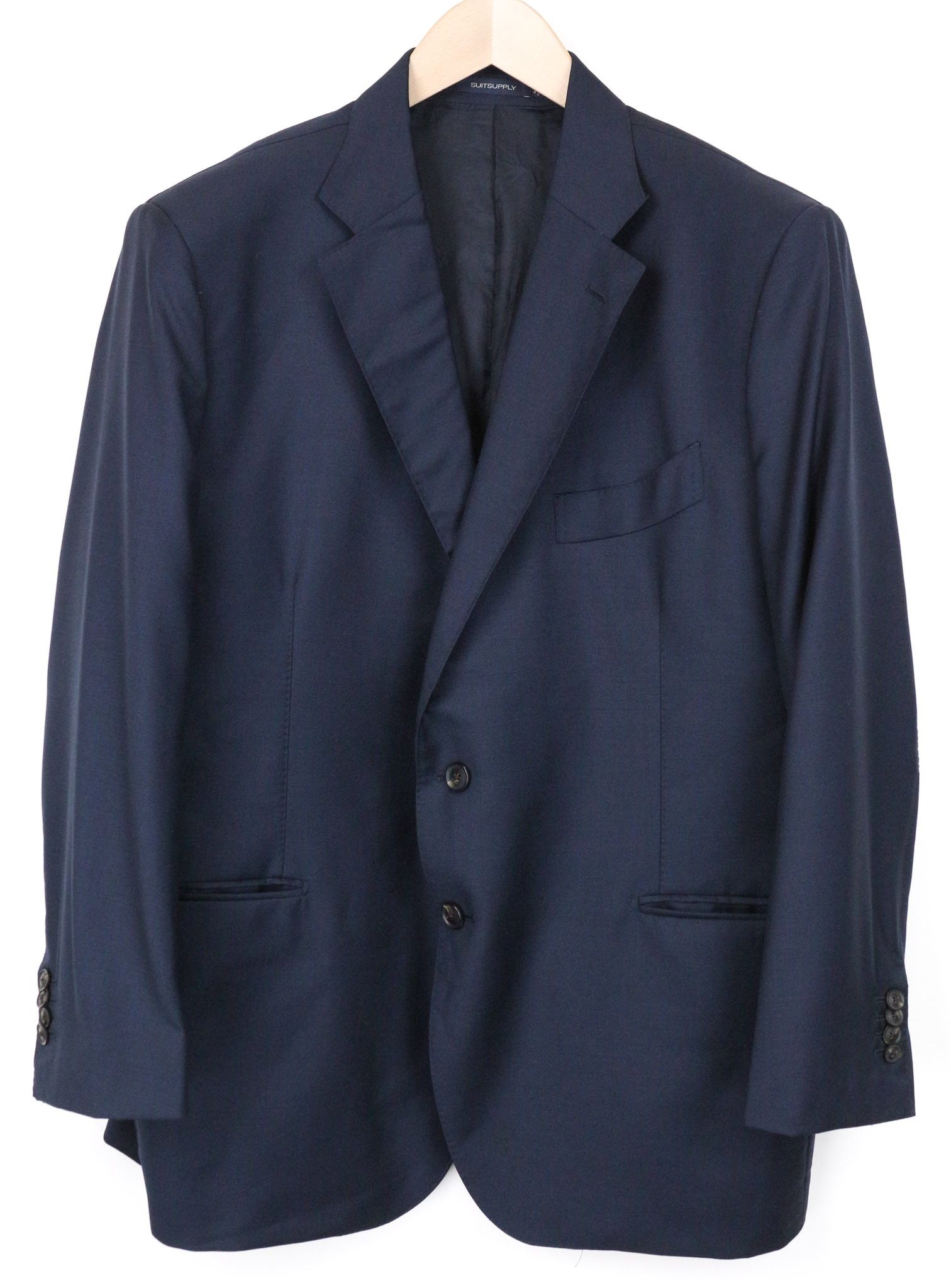 Suitsupply UK36R Navy Blue Wool S110s Blazer 74824 Size 36R - 1 Thumbnail