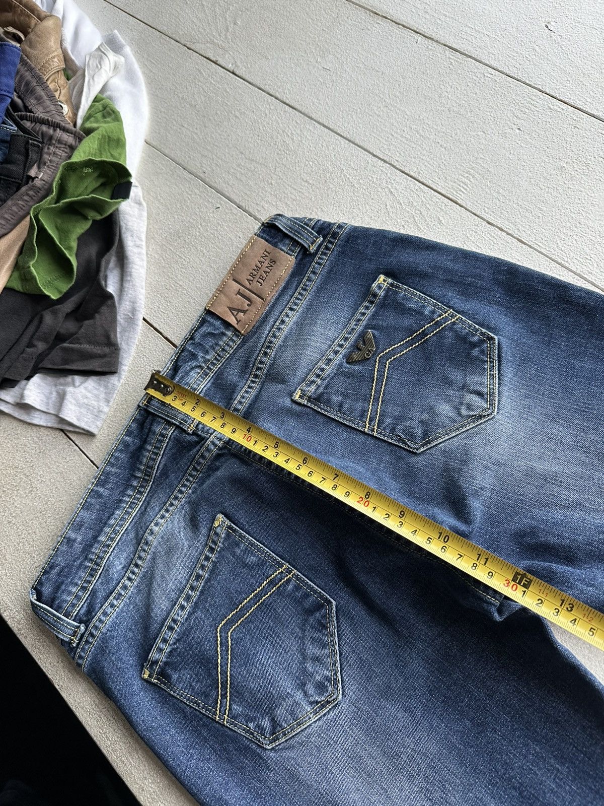 Armani 🚨Gothic Armani Regular Slim relax Flared Jeans Womens Size 30" / US 8 / IT 44 - 15 Thumbnail