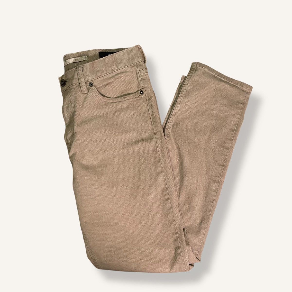 Banana Republic Banana Republic Slim Twill Traveler Pants in Khaki Size US 30 / EU 46 - 5 Thumbnail
