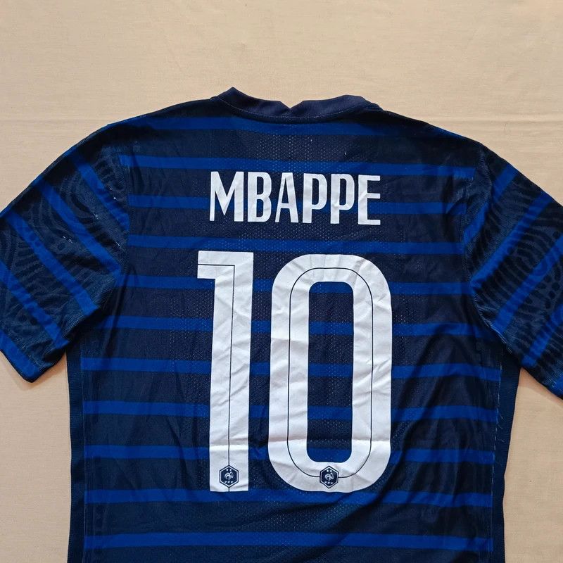 Nike Kylian Mbappe #10 France 2020-2021 Player Issue Jersey M Size US M / EU 48-50 / 2 - 2 Thumbnail