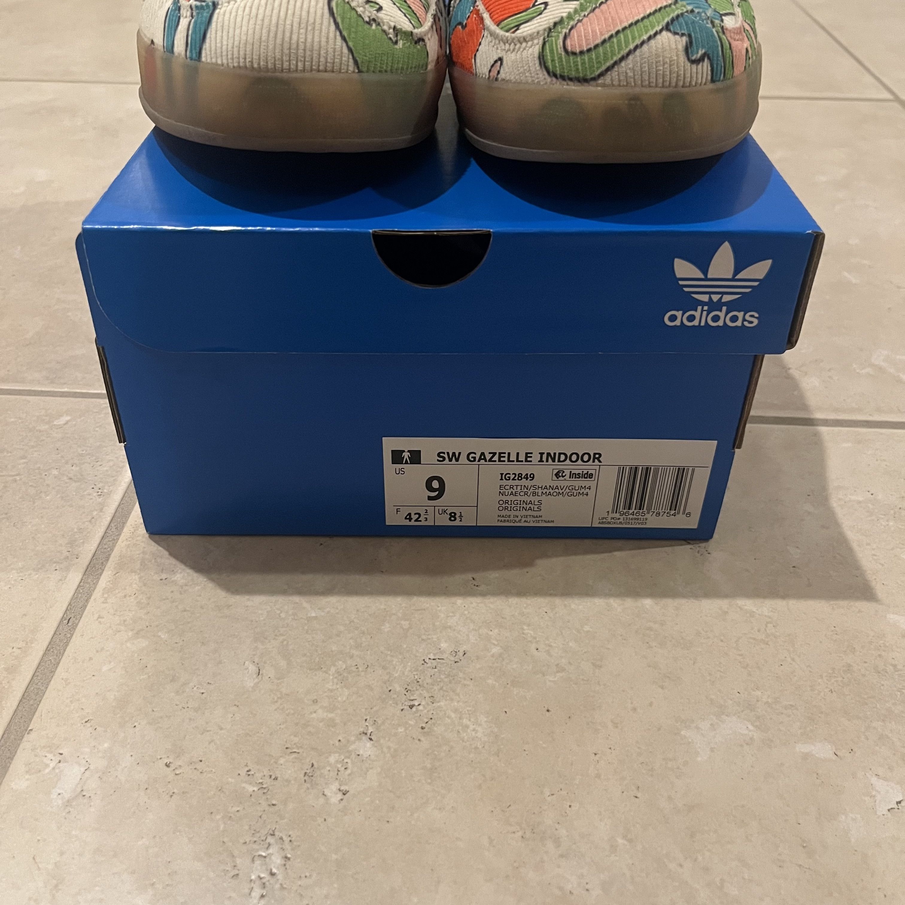Adidas Sean Wotherspoon Indoor Gazelle Size US 9 / EU 42 - 2 Thumbnail