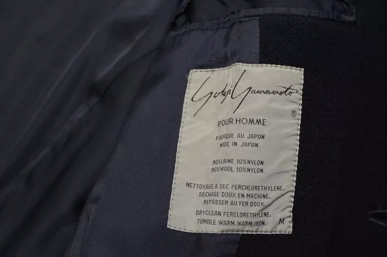 Yohji Yamamoto Yohji Yamamoto Yohji Yamamoto Coat with Number 9 Size US M / EU 48-50 / 2 - 7 Thumbnail