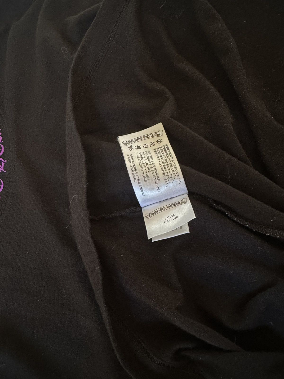 Chrome Hearts Chrome Hearts long sleeve rare purple neck scroll Size US L / EU 52-54 / 3 - 7 Thumbnail