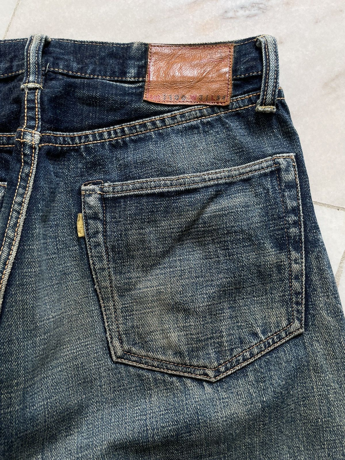 Japanese Brand Vintage Dope & Drakker Lot 1100 Selvedge Jeans Size US 31 - 7 Thumbnail