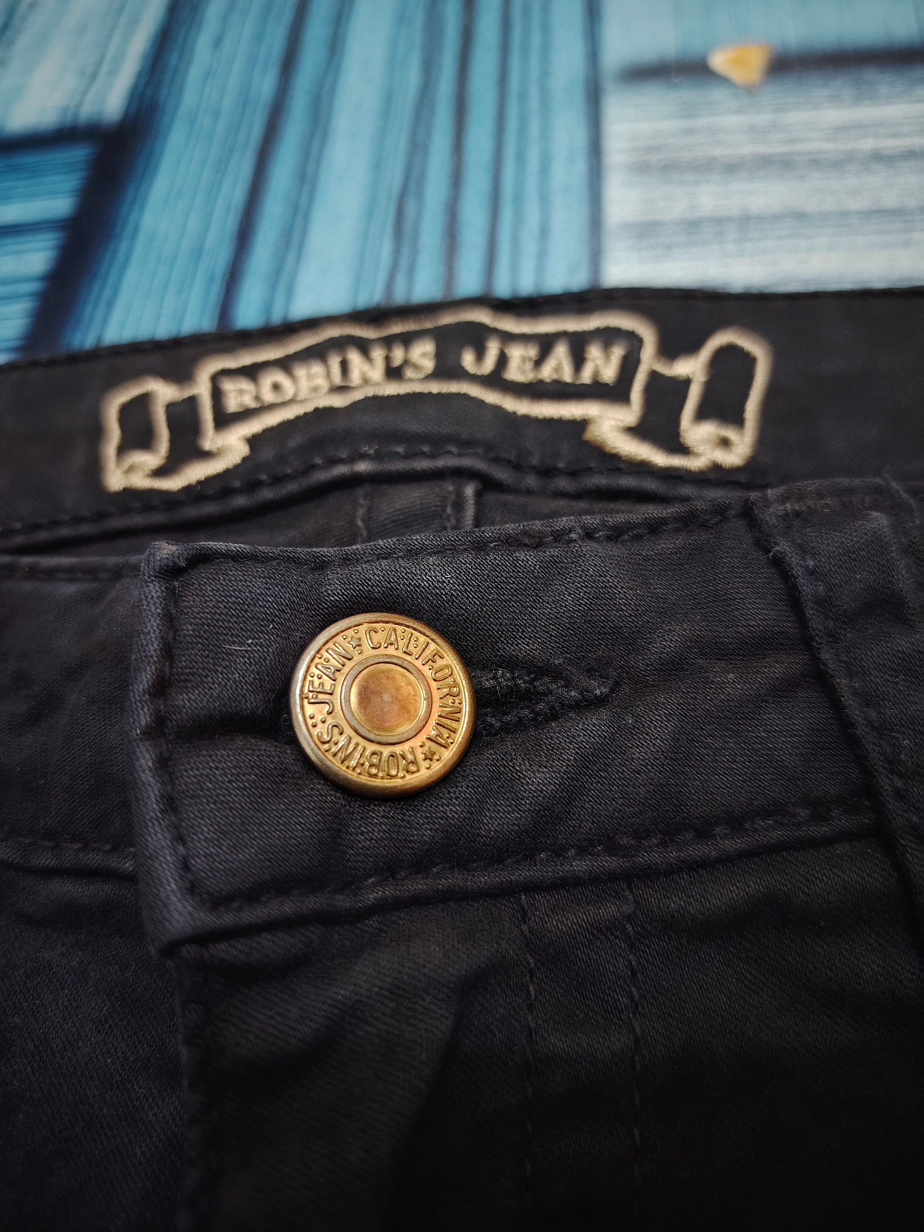 Robins Jeans Robin Jeans Embroidered back Wings Bead Stretch Skinny Pants Size US 30 / EU 46 - 19 Thumbnail