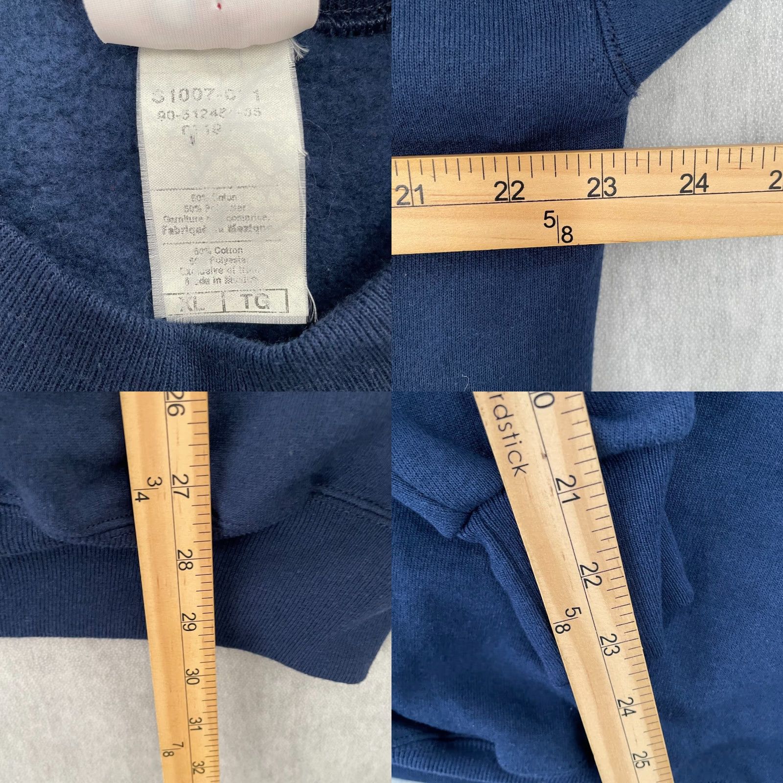 Champion VINTAGE Champion Air Force Sweater Pullover Long Sleeve Fleece Blue XL Mens Military Military Logo Retro Size US XL / EU 56 / 4 - 8 Thumbnail