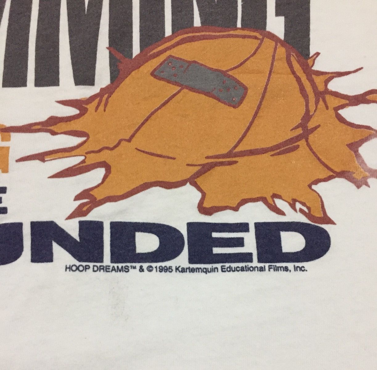 Vintage ‘RARE’ Vintage Hoop Dreams 1995 Documentary Movie Promo Tee Size US XL / EU 56 / 4 - 8 Thumbnail