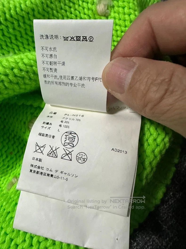 Comme des Garcons Comme Des Garcons Homme Plus Embroidered Sweater. Size US L / EU 52-54 / 3 - 7 Thumbnail