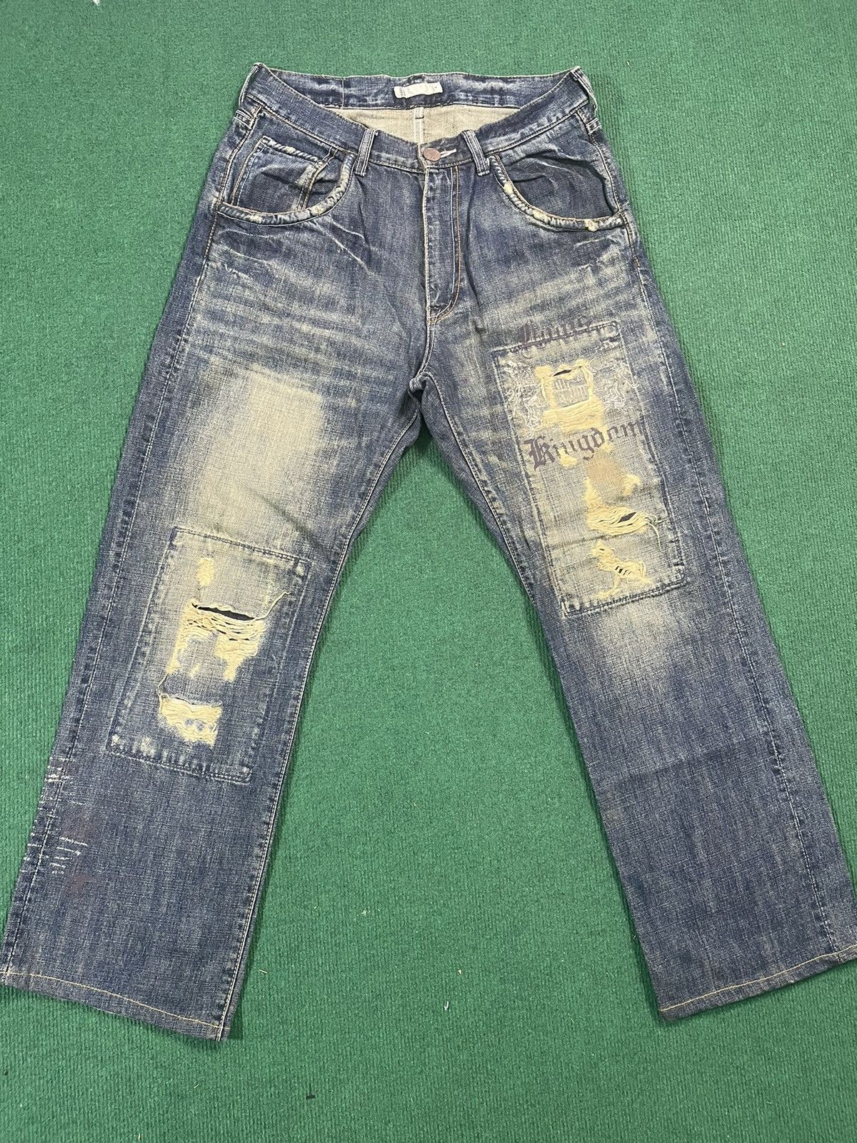 Global Work Vintage Distressed Global Work Japanese Jeans Size US 32 / EU 48 - 1 Thumbnail