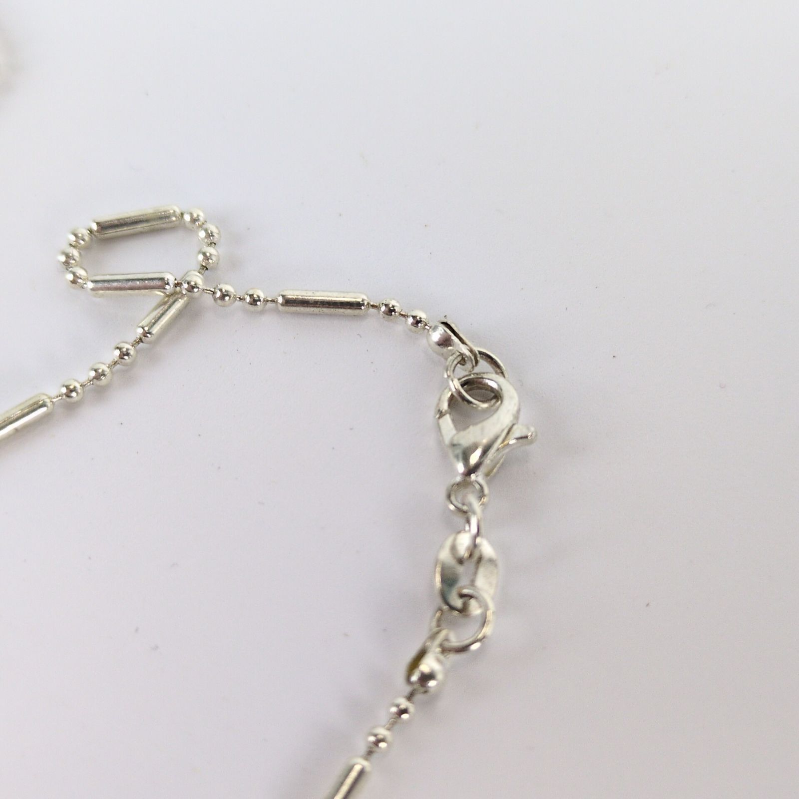 Other 925 Sterling Silver 18" Chain Necklace Pink Agate Pendant Size ONE SIZE - 8 Thumbnail