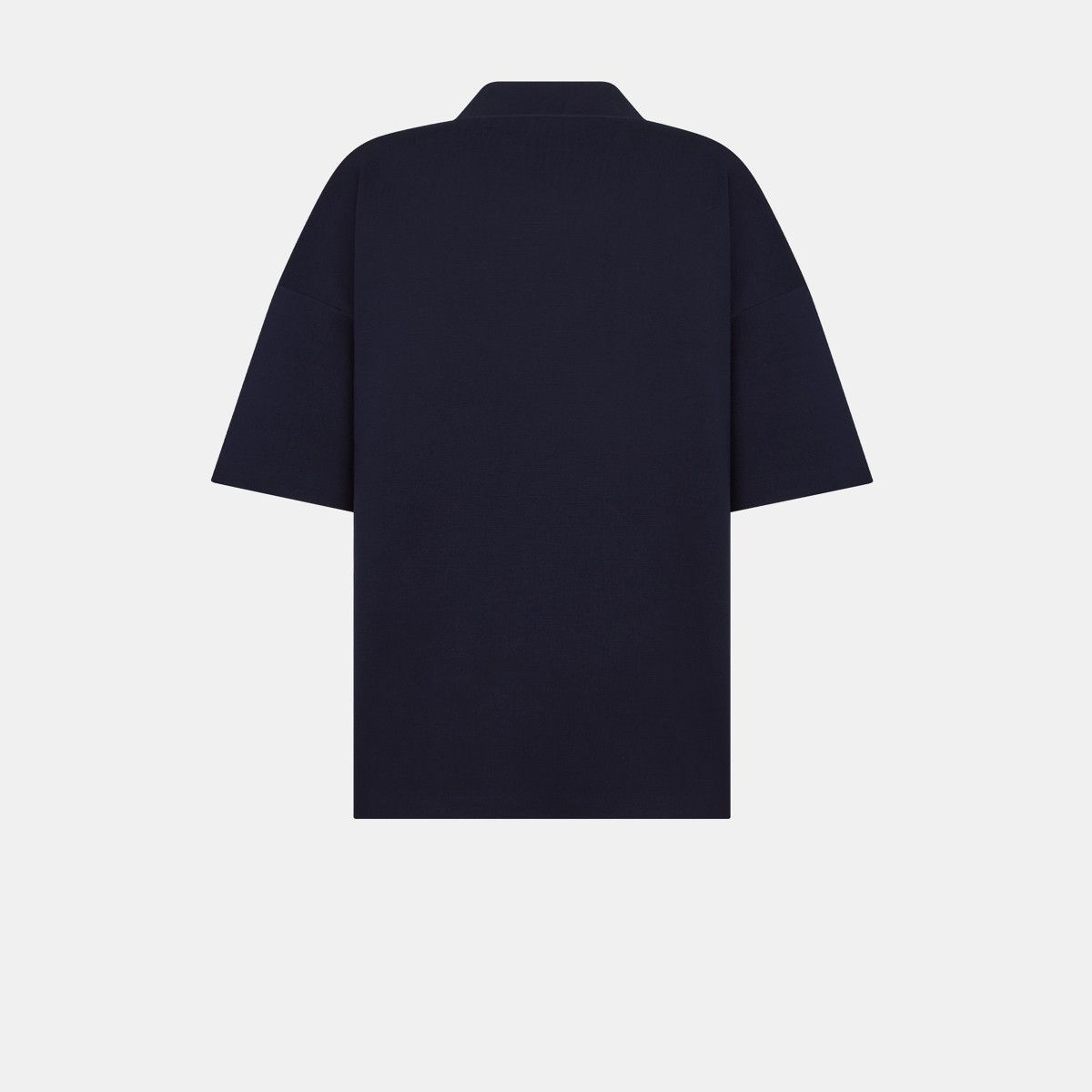 Dior o1bcso1str0125 Oversized Short-Sleeved Sweater in Navy Blue Size US L / EU 52-54 / 3 - 2 Thumbnail