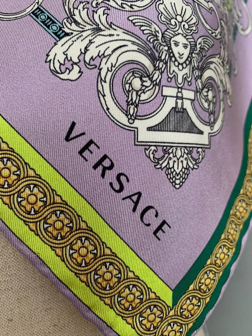 Versace Versace Silk Scarf Medusa logo Abstract New Size ONE SIZE - 2 Thumbnail