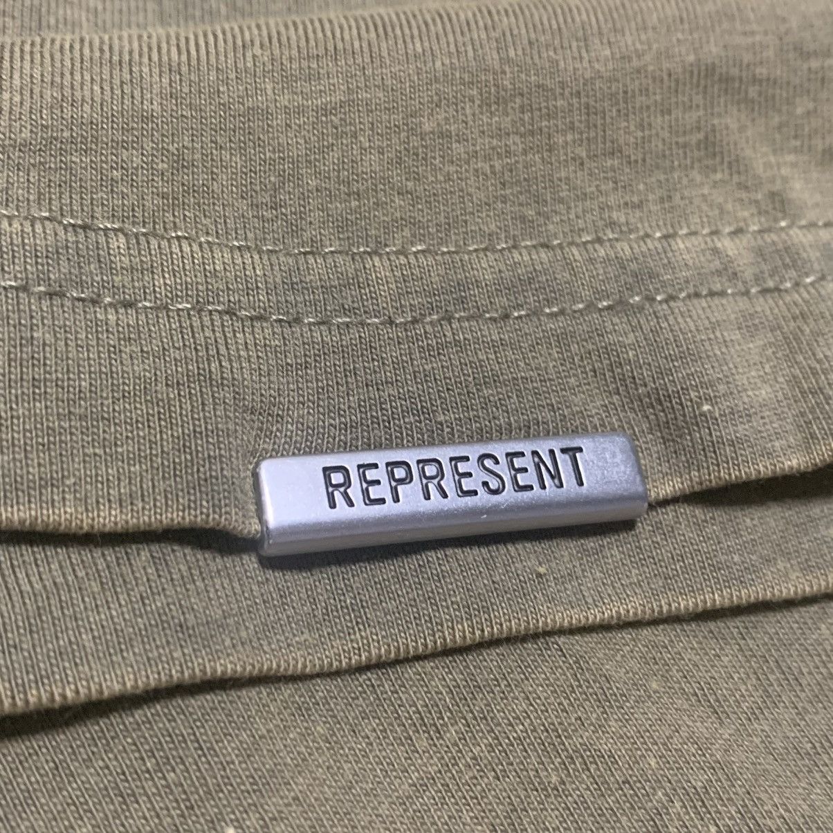 Represent Clo. Represent Medium Applique Fawn Khaki Green Tee Size US M / EU 48-50 / 2 - 6 Thumbnail