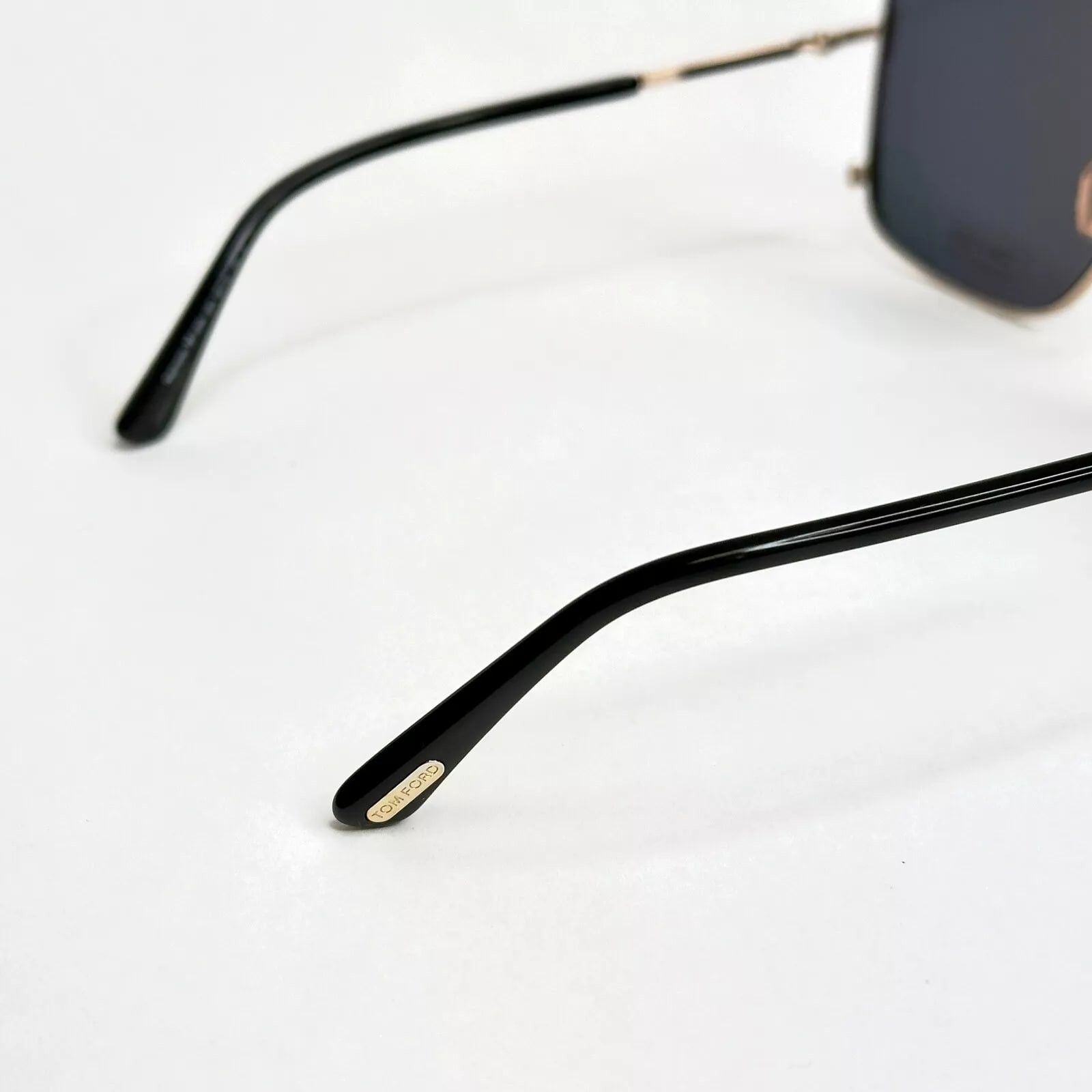 Tom Ford TOM FORD RAPHAELA TF1006 02A Gold Black Sunglasses 1006 Size ONE SIZE - 3 Thumbnail