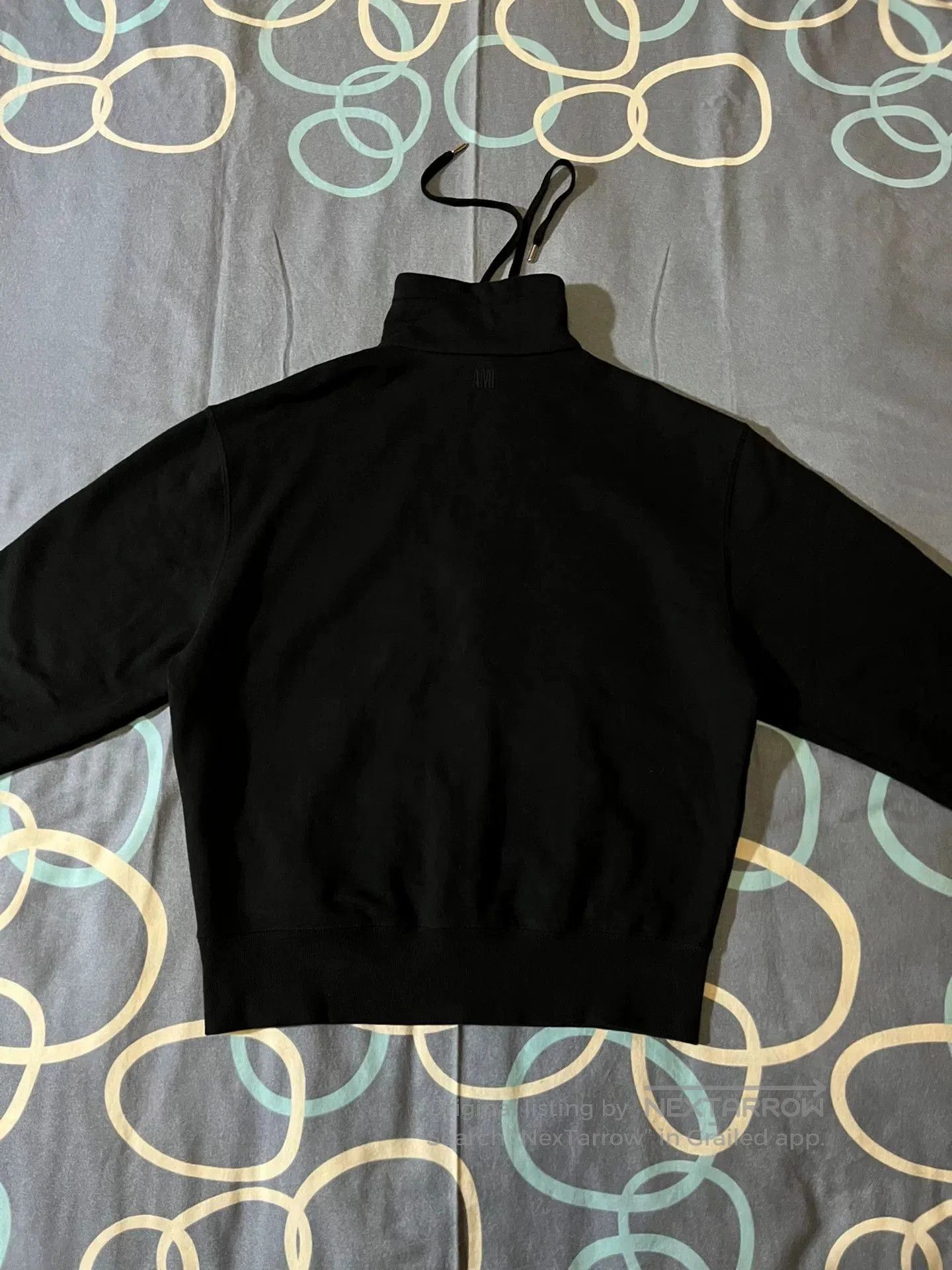 AMI ami red logo half-zip black sweatshirt. Size US S / EU 44-46 / 1 - 4 Thumbnail