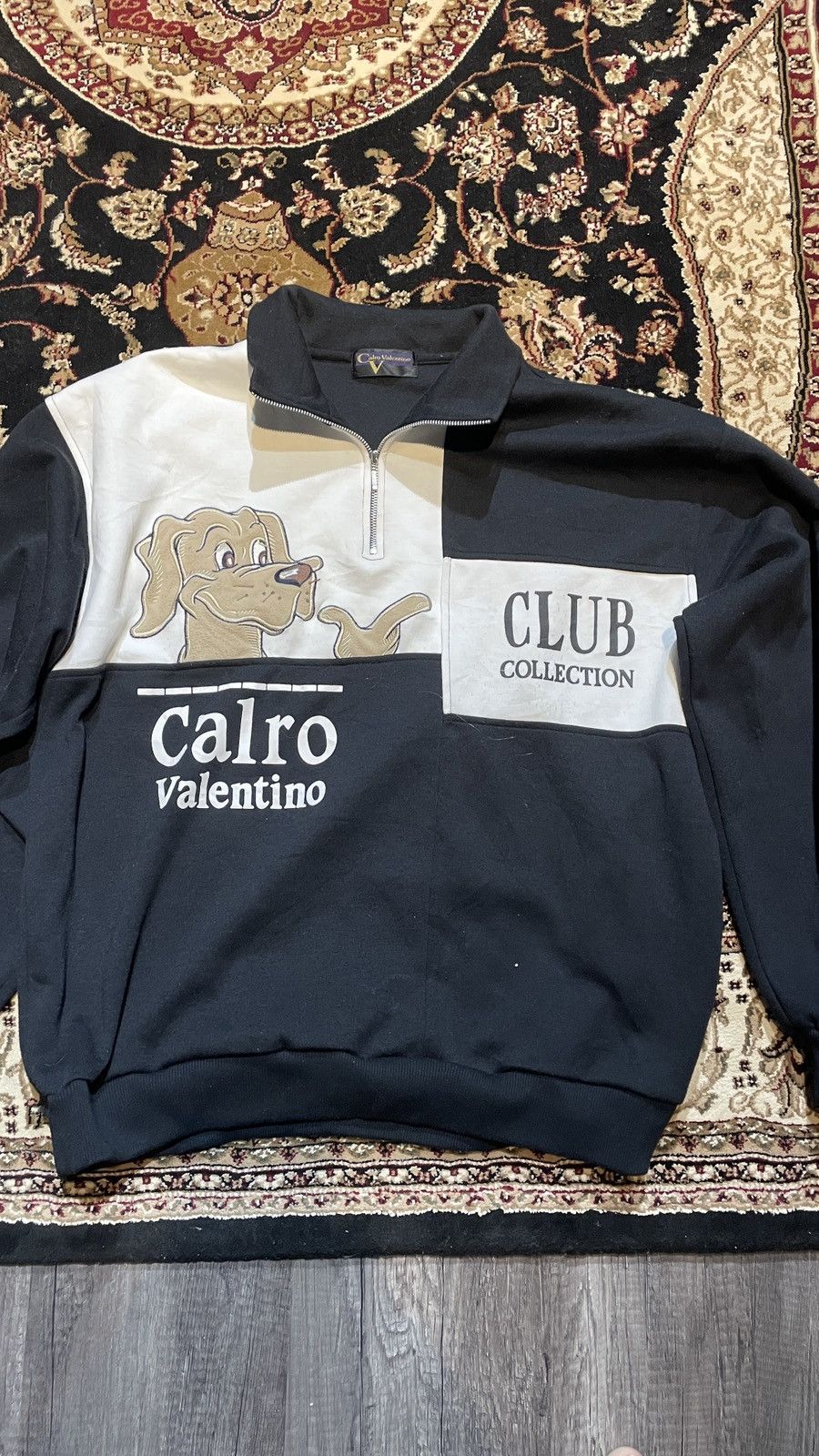Other Calro Valentino Halfzipper Dog Embroidery Size US L / EU 52-54 / 3 - 1 Thumbnail