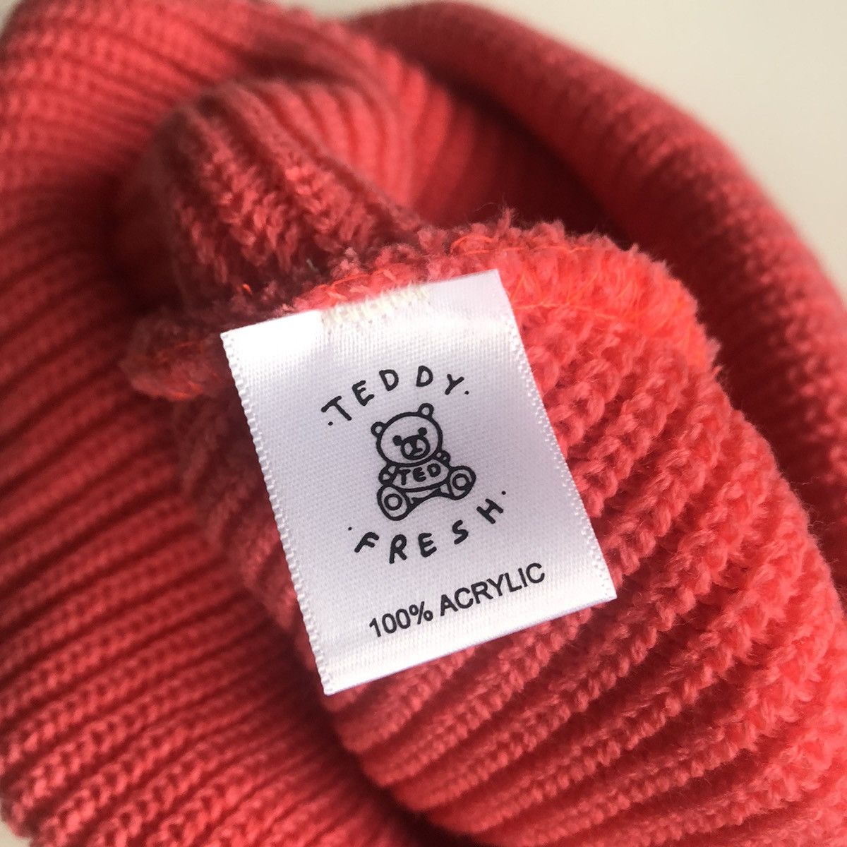 Teddy Fresh Teddy Fresh Beanie PINK Size ONE SIZE - 4 Thumbnail
