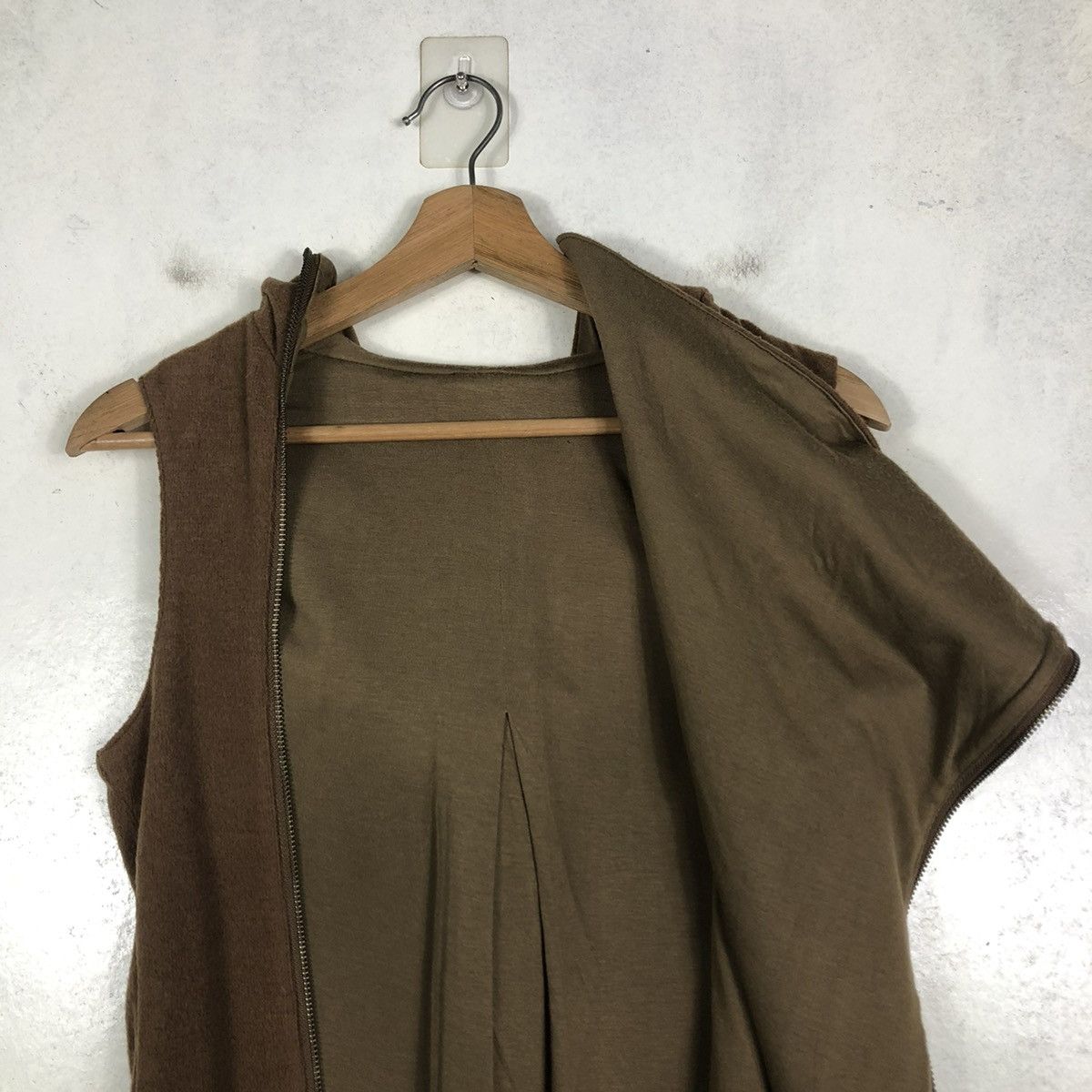 Japanese Brand × Vintage 📌VINTAGE BIKER VEST JACKET DOUBLE ZIP LAYER ASSYMETRICAL Size US S / EU 44-46 / 1 - 14 Thumbnail