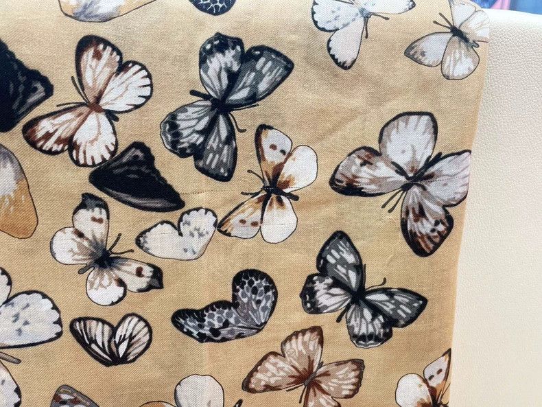 Loewe LOEWE Butterfly pattern scarf Size ONE SIZE - 6 Thumbnail
