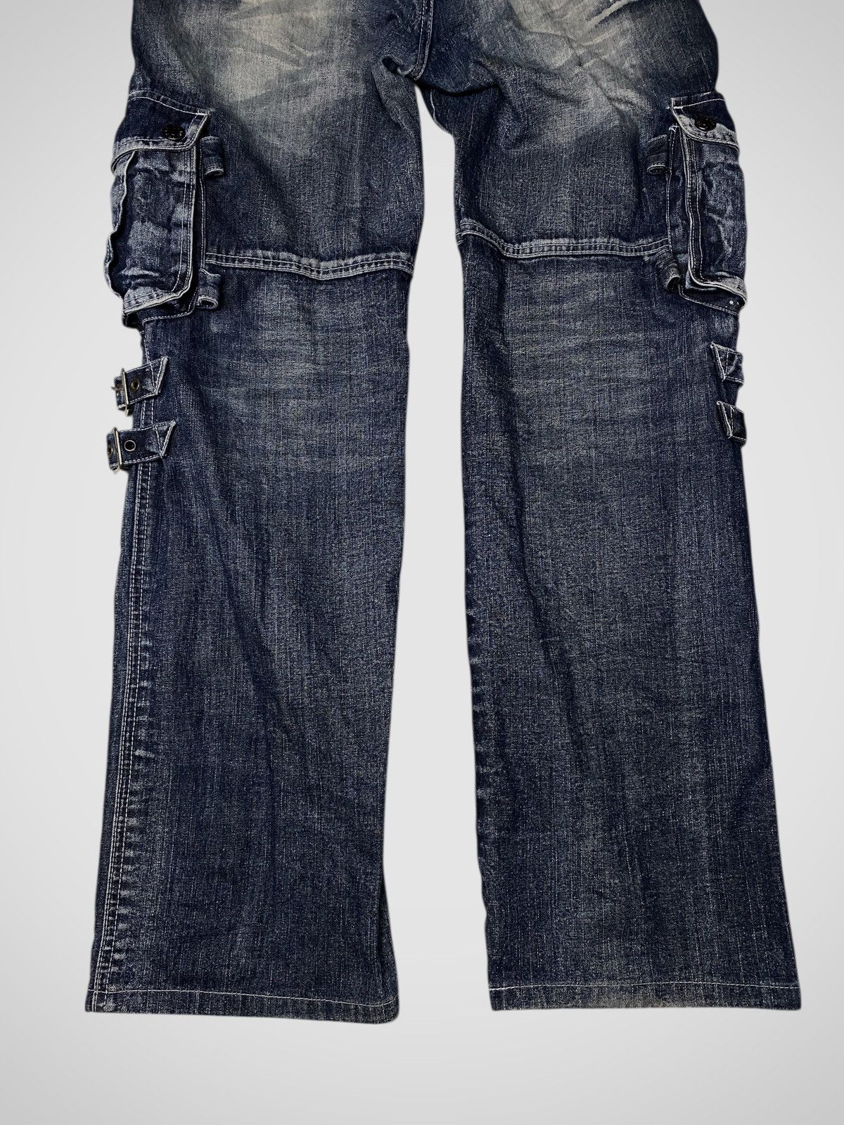 If Six Was Nine Lowbox Seawash 3D Cargo Jeans Size US 30 / EU 46 - 6 Thumbnail