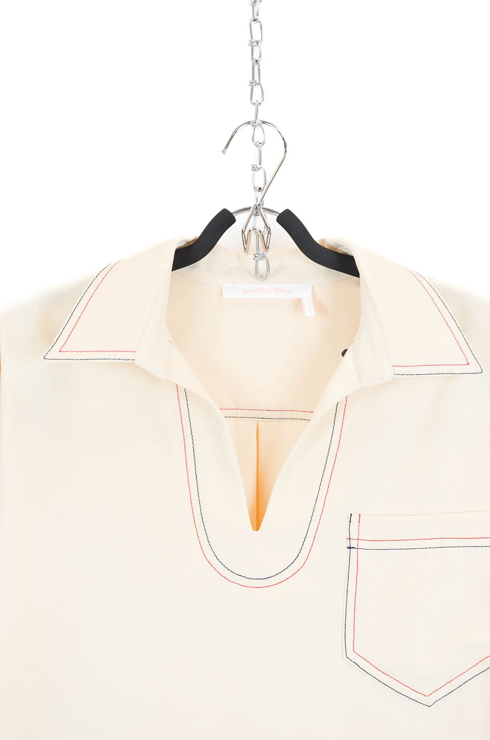 See by Chloe See By Chloé Blouse – Beige IT 42 US 6 Size M / US 6-8 / IT 42-44 - 3 Thumbnail