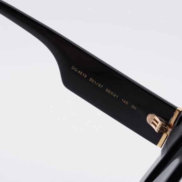 Dolce & Gabbana Dolce & Gabbana DG4513 501/87 Sunglasses Shiny Black Square Size ONE SIZE - 6 Thumbnail