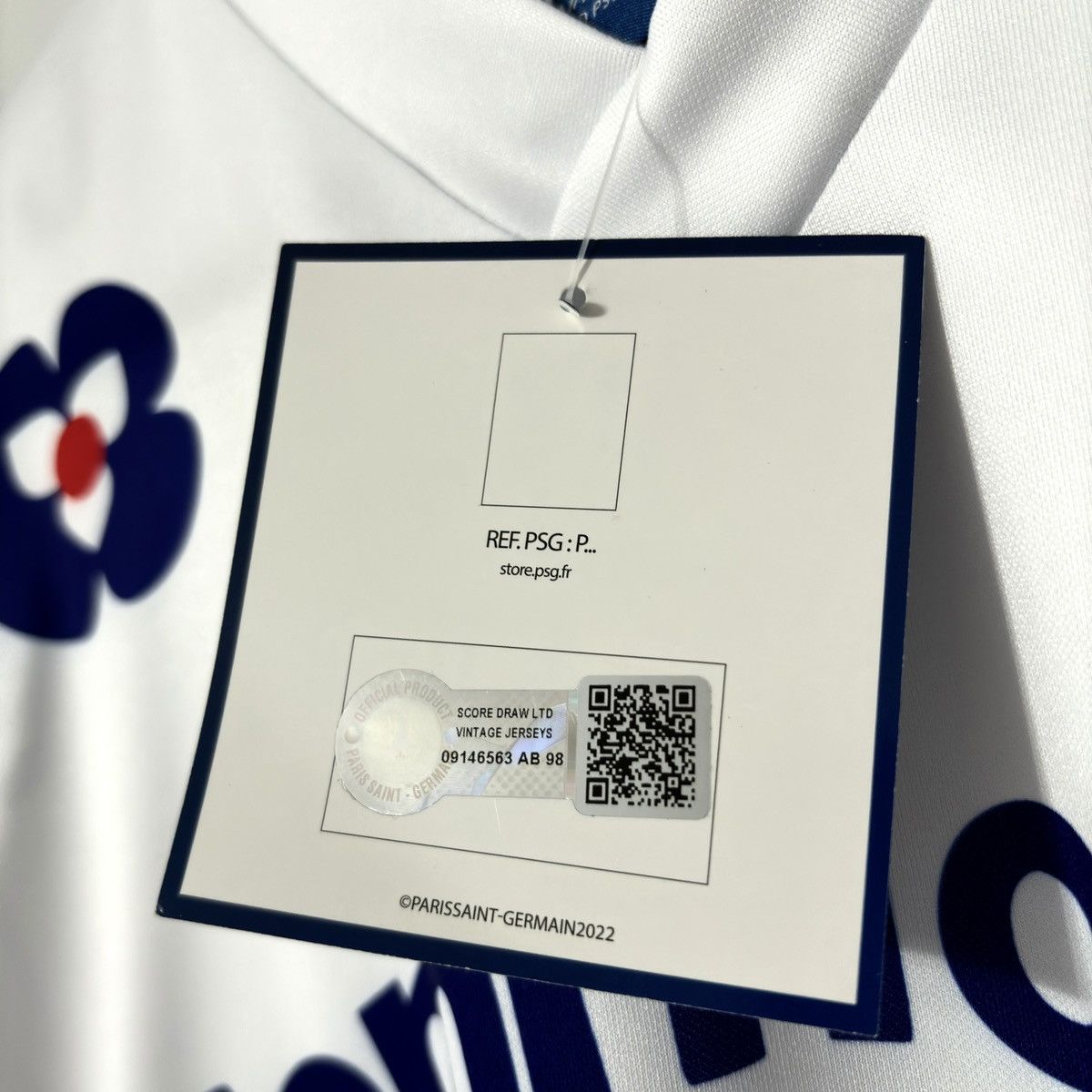 Vintage 1992 2022 PSG Paris Official Retro Vintage Soccer Jersey Kit Size US M / EU 48-50 / 2 - 4 Thumbnail
