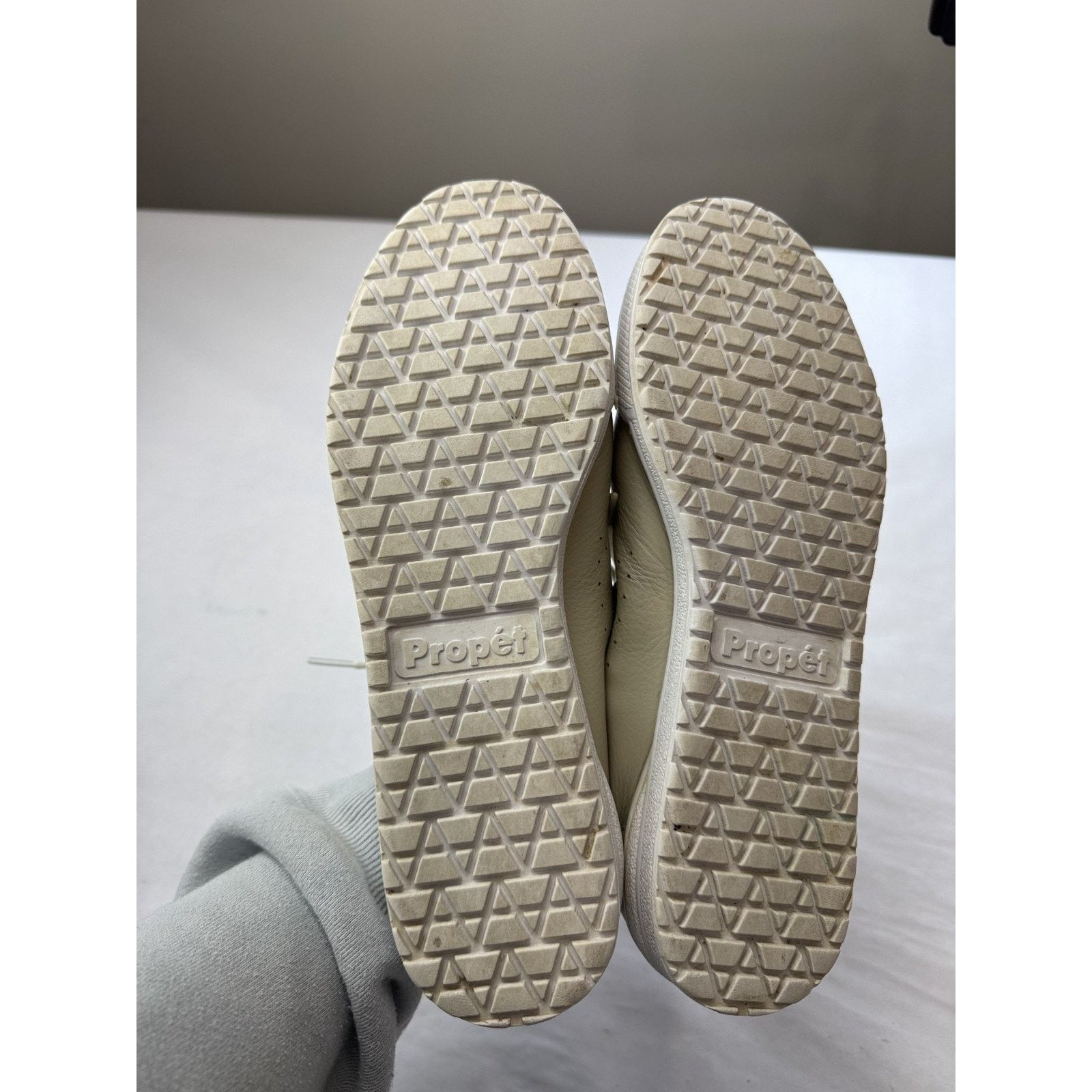 Other Propet Firefly Walking Sneakers Leather Beige Women 9 W3606 Size US 9 / IT 39 - 8 Thumbnail
