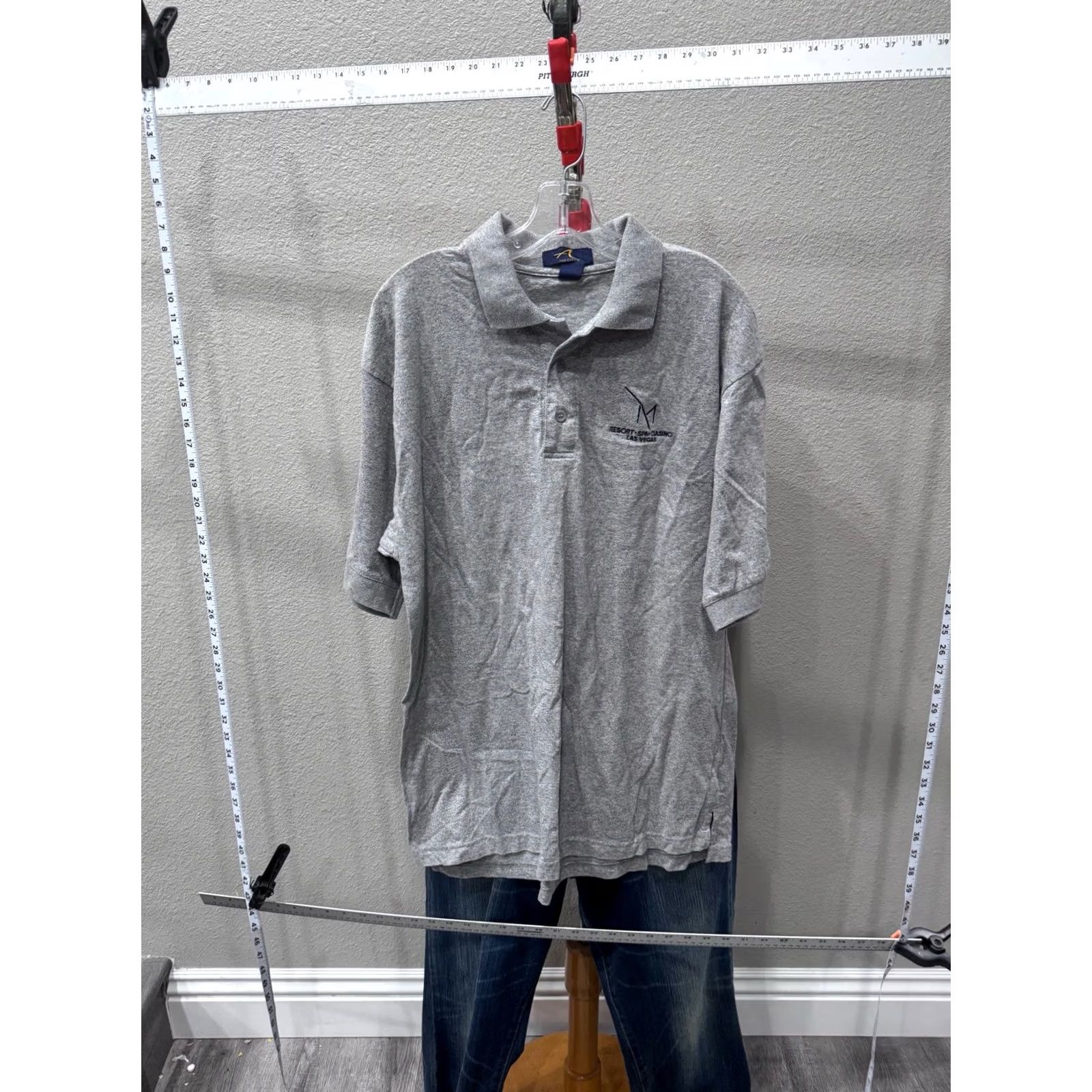 ASH Ash City POLO SHIRT XL Mens Las Vegas Resort Spa Casino Multicolor Long Sleeve M Resort Spa Casino POLO SHIRT XL Mens Size US XL / EU 56 / 4 - 2 Thumbnail
