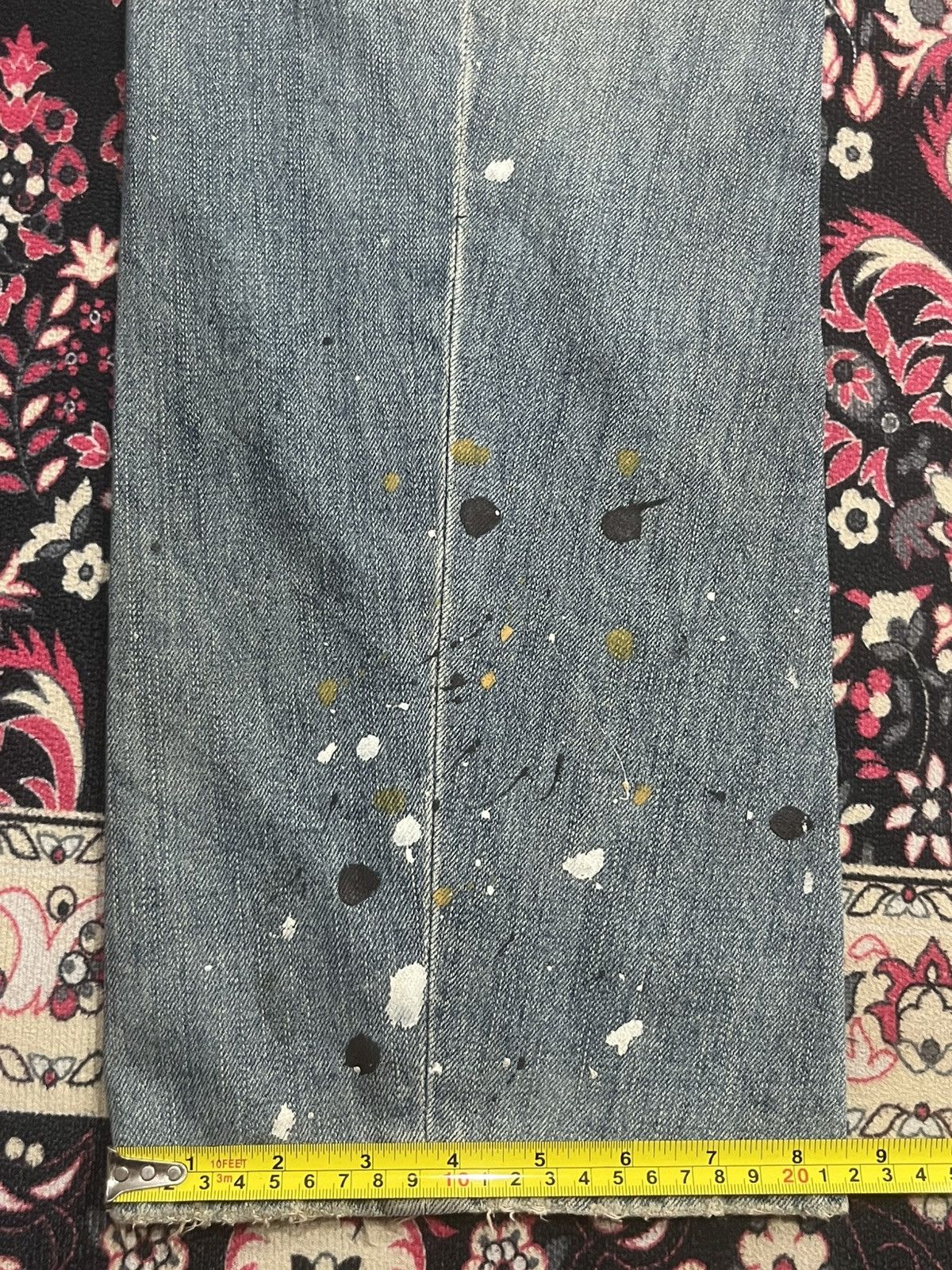 Le Grande Bleu (L.G.B.) Rattle Trap Paint Splattered Multizipper Distressed Jeans Size US 34 / EU 50 - 18 Thumbnail