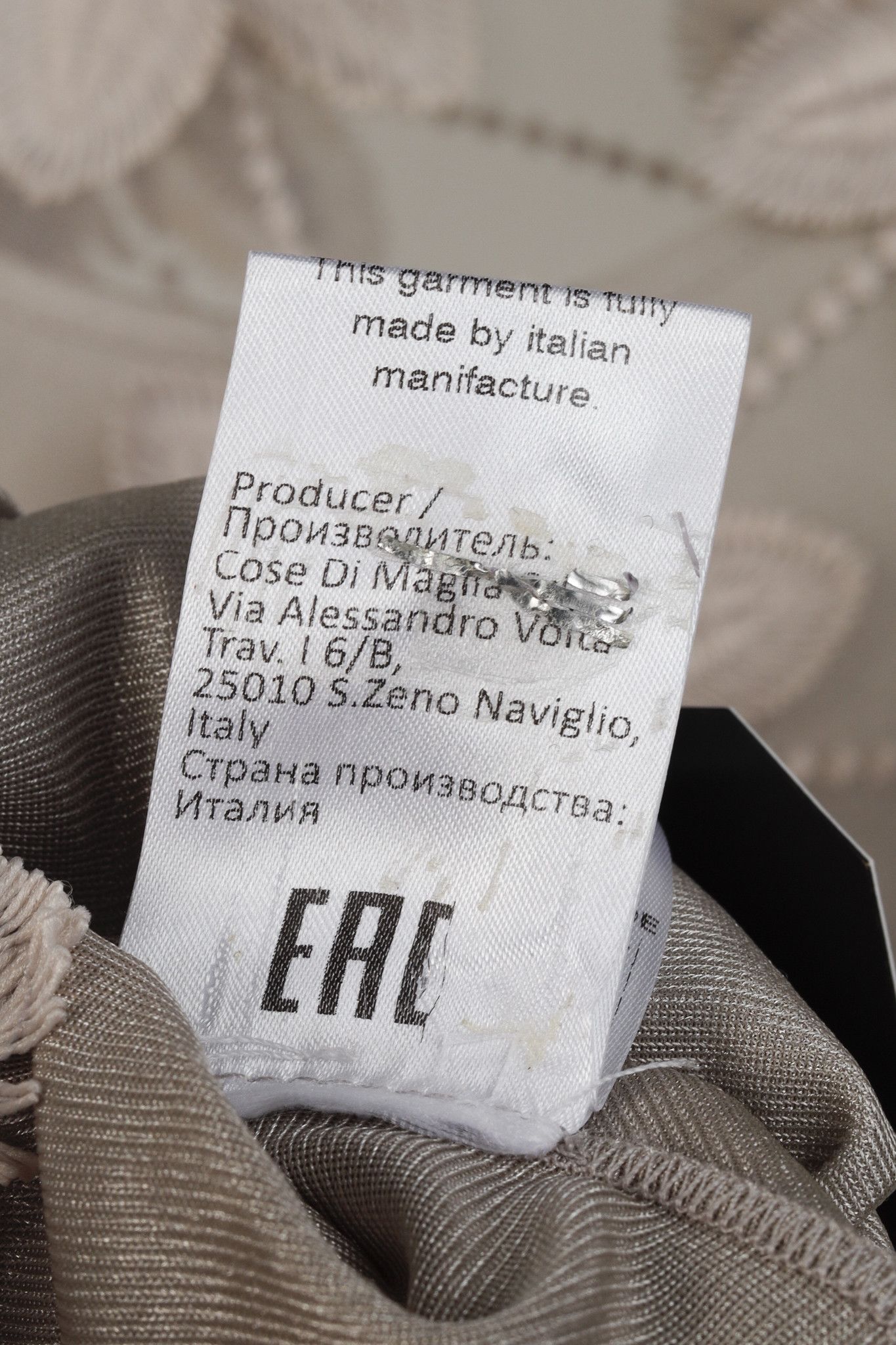 D.Exterior D. Exterior Taupe Floral Embroidered Shift Dress Size L / US 10 / IT 46 - 11 Thumbnail