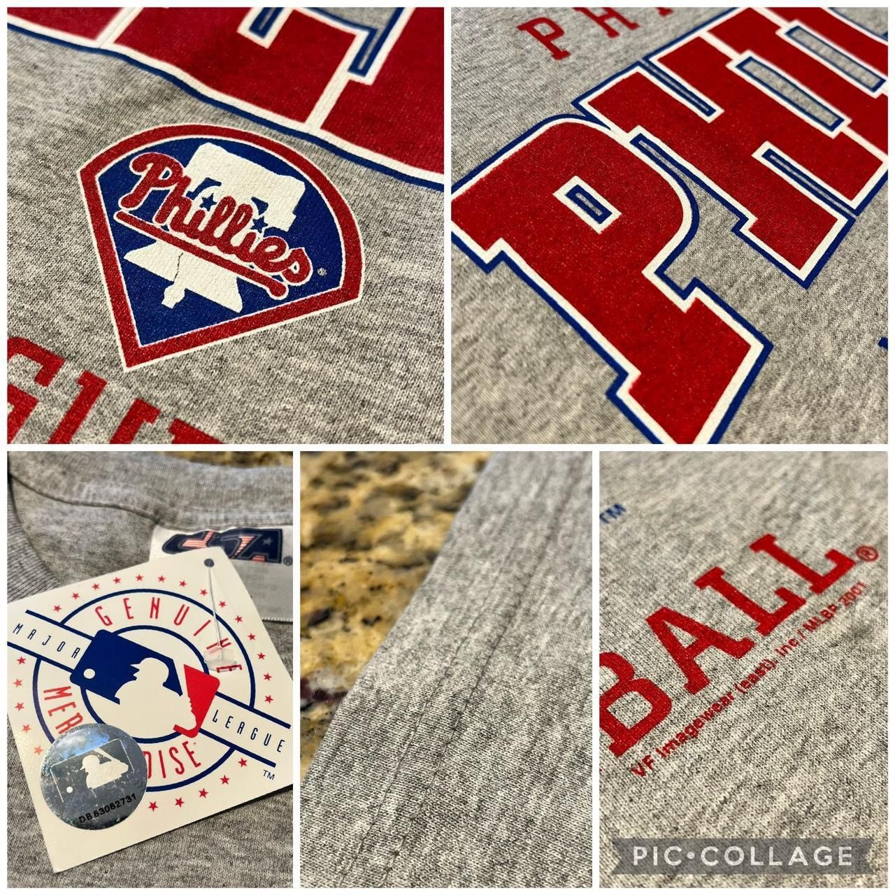 MLB × Vintage Vintage 00s CSA MLB Philadelphia Phillies Sports Tee Tshirt Size US L / EU 52-54 / 3 - 3 Thumbnail