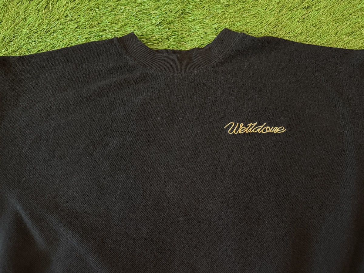 WE11DONE We11done Welldone Full Embroidery Sweatshirt Sweater Cropped Size US M / EU 48-50 / 2 - 4 Thumbnail